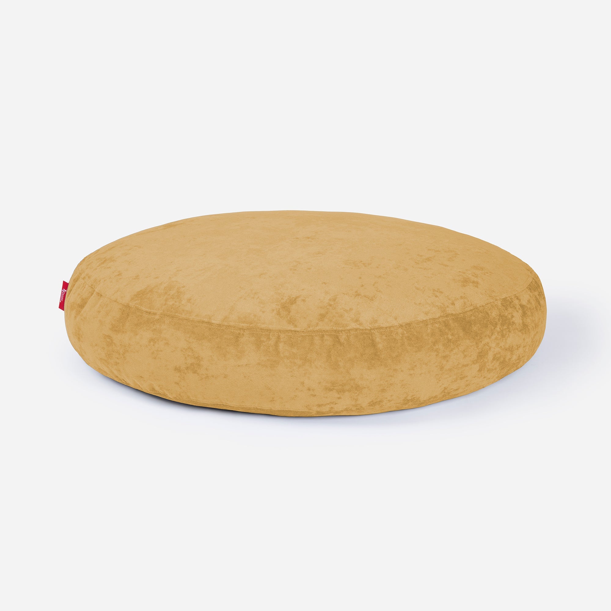 Floor Aldo Mustard Pouf - Lanny Beanbag - Ottomans