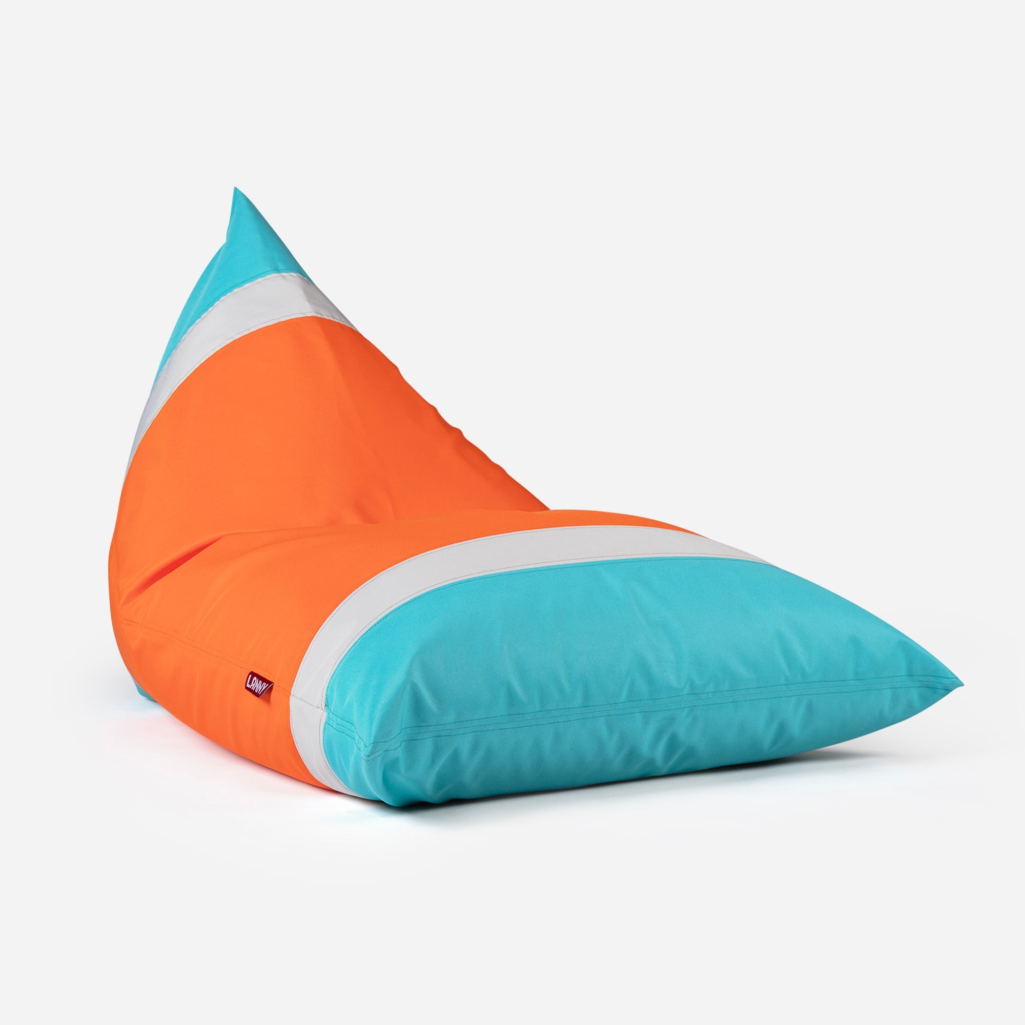 Lanny Apex Outdoor Slim Bean Bag - Oasis Bloom - Lanny Beanbag - Bean Bag Chairs