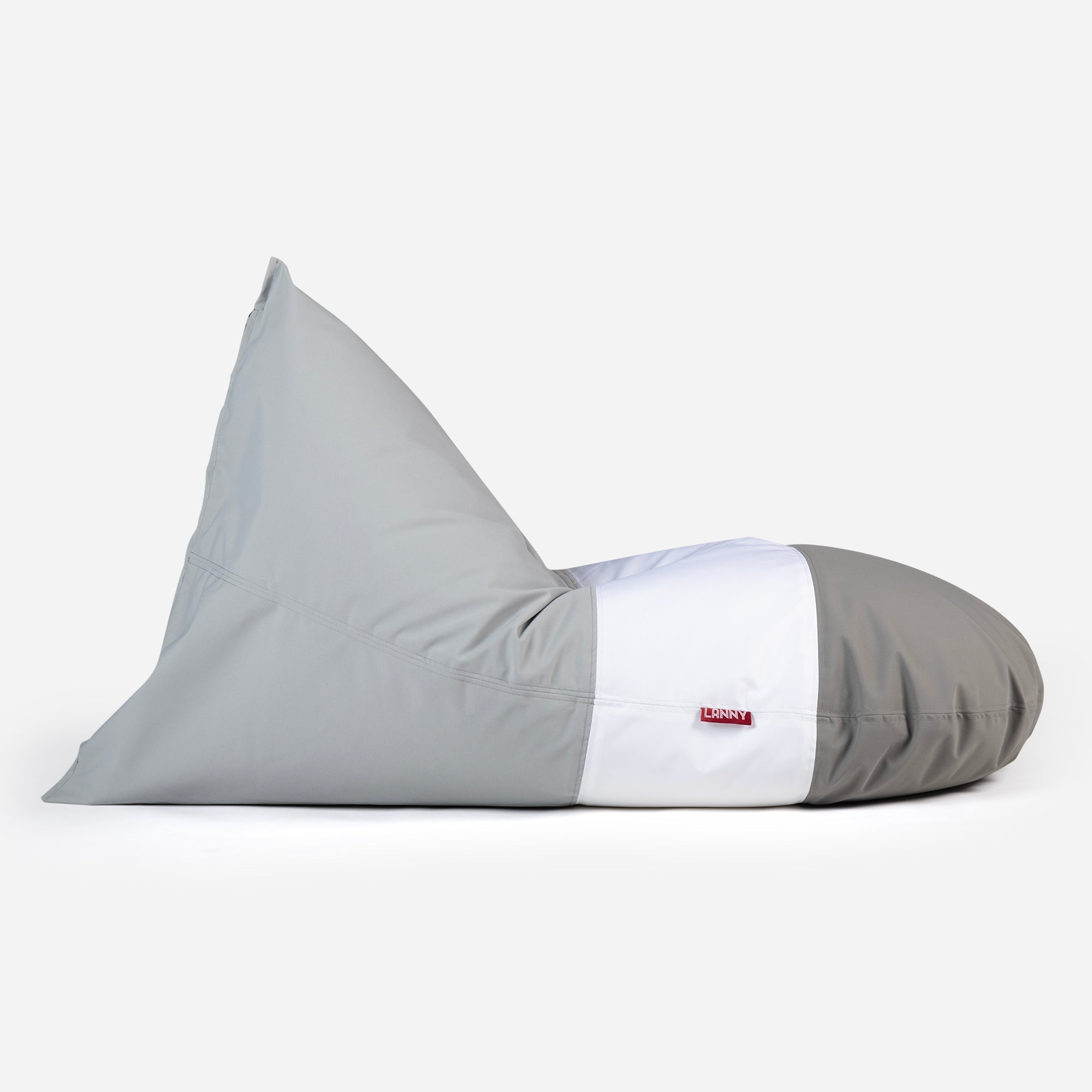 Lanny Pod Outdoor Slim Bean Bag - Urban Grey - Lanny Beanbag - Bean Bag Chairs