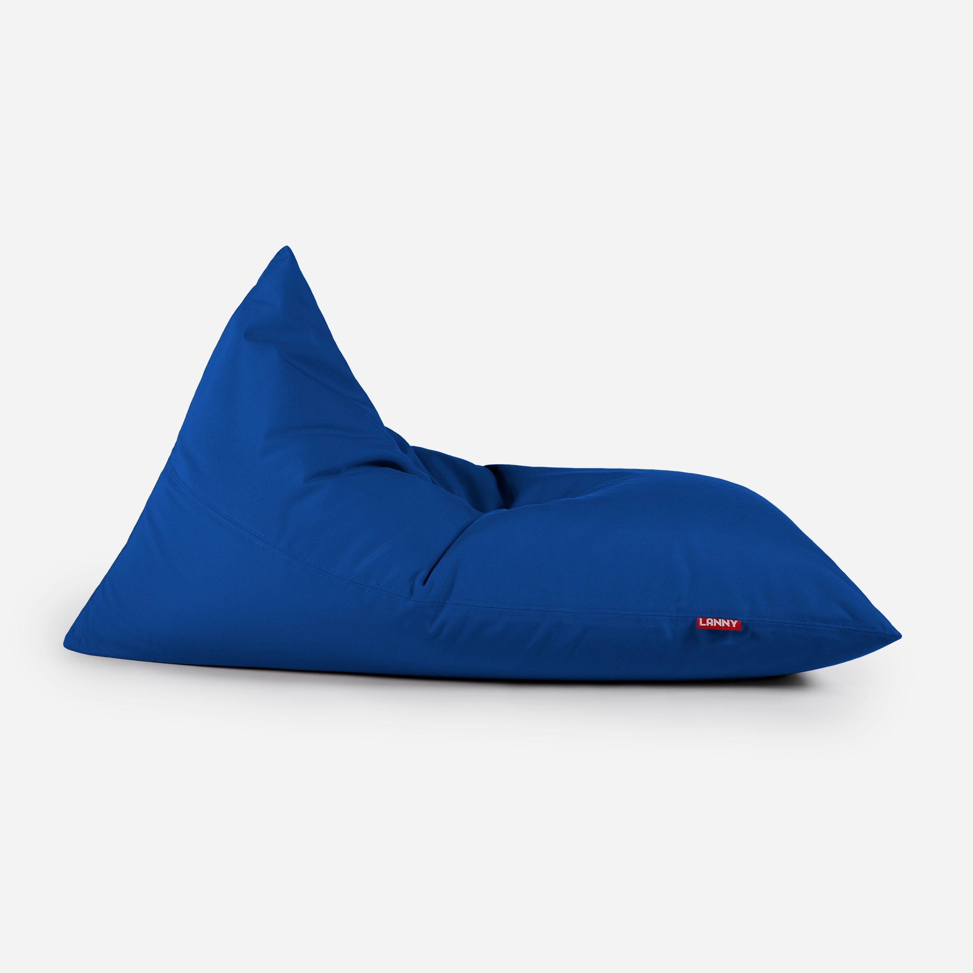 Lanny Solid Tone Outdoor Slim Bean Bag - Navy Blue - Lanny Beanbag - Bean Bag Chairs