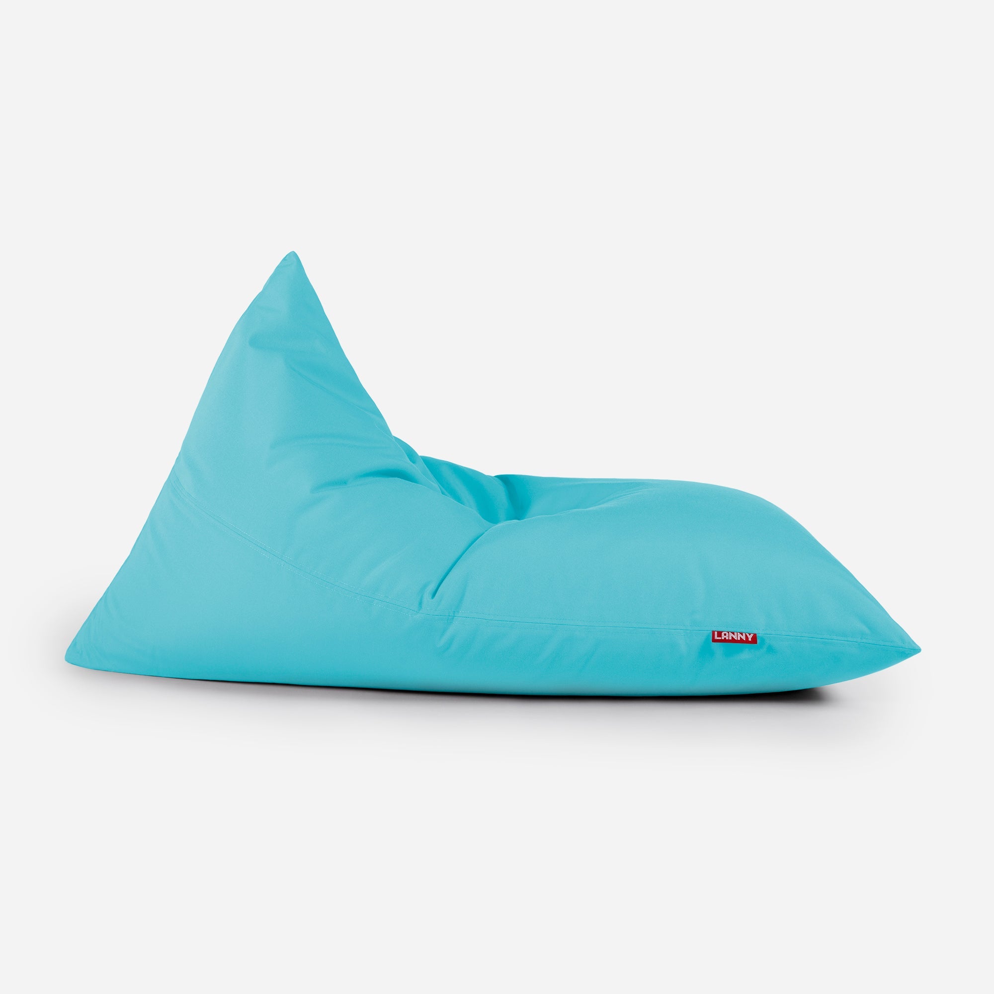 Lanny Solid Tone Outdoor Slim Bean Bag - Refreshing Turquoise - Lanny Beanbag - Bean Bag Chairs