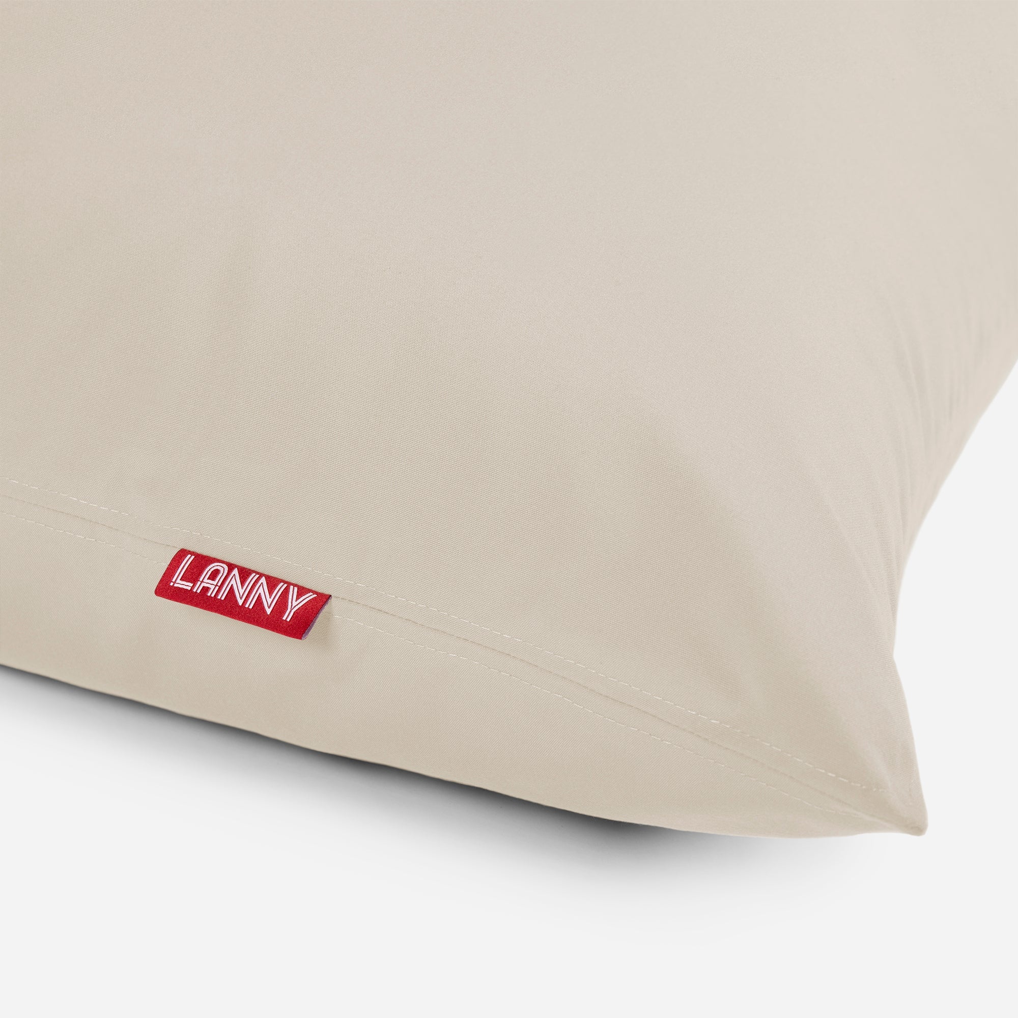 Lanny Solid Tone Outdoor Slim Bean Bag - Sand Whisper - Lanny Beanbag - Bean Bag Chairs