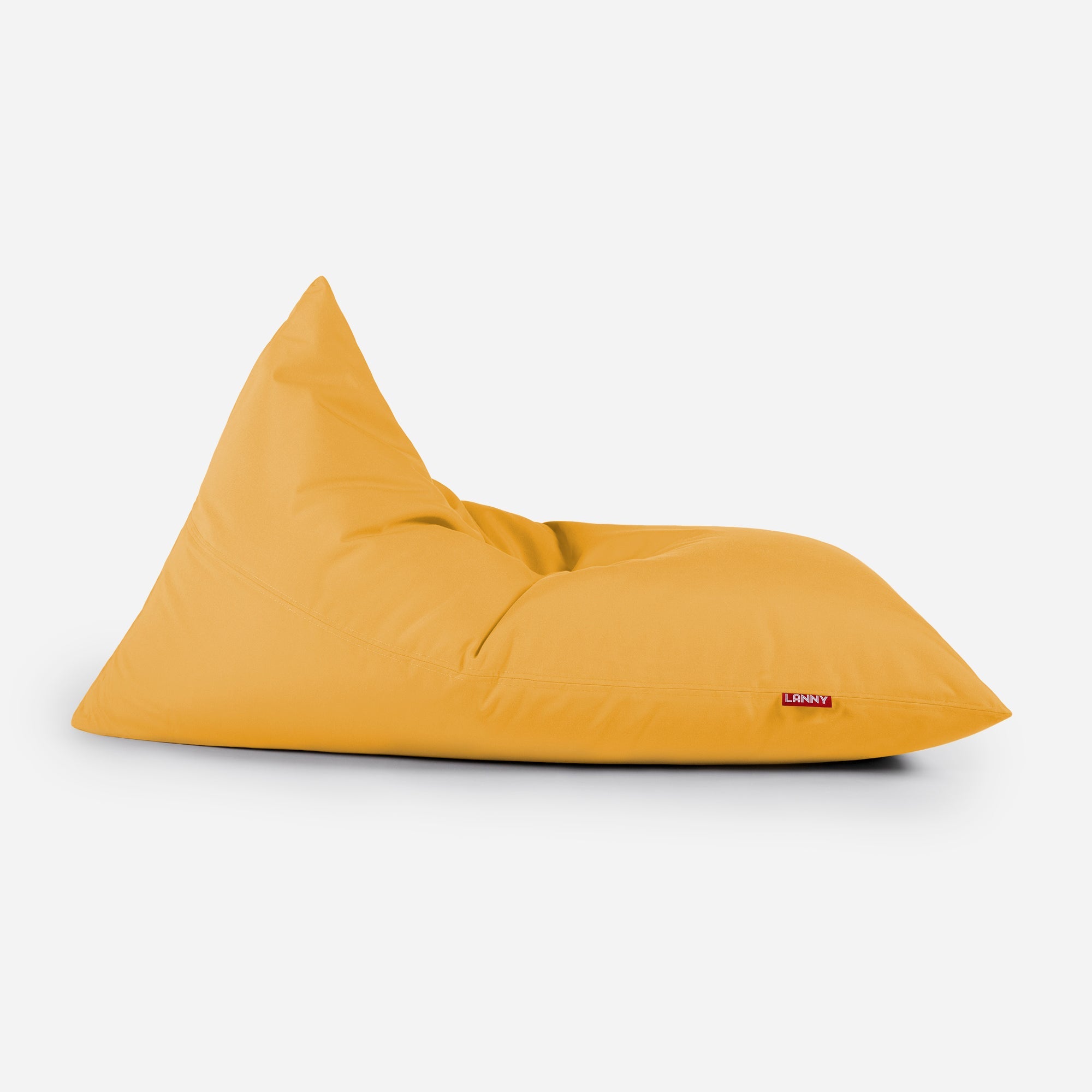 Lanny Solid Tone Outdoor Slim Bean Bag - Sunny Yellow - Lanny Beanbag - Bean Bag Chairs