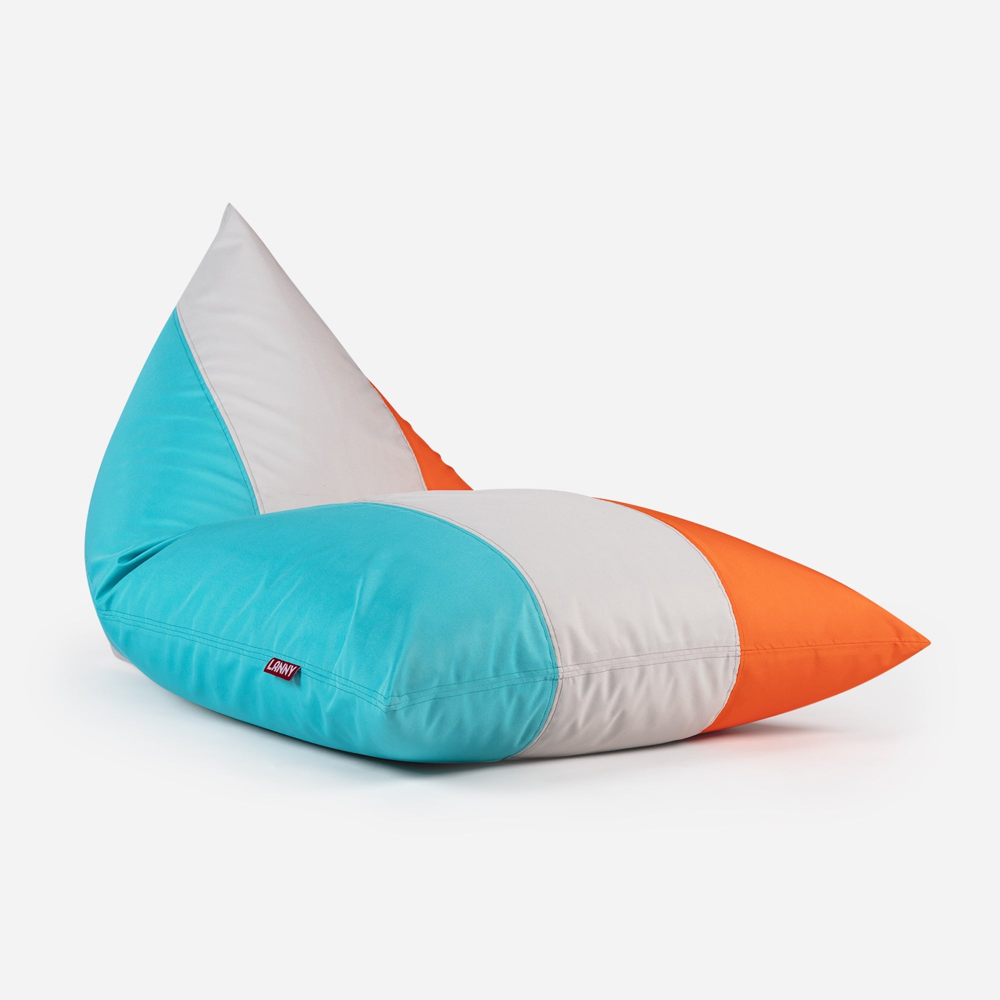 Lanny Trio Outdoor Slim Bean Bag - Oasis Bloom - Lanny Beanbag - Bean Bag Chairs