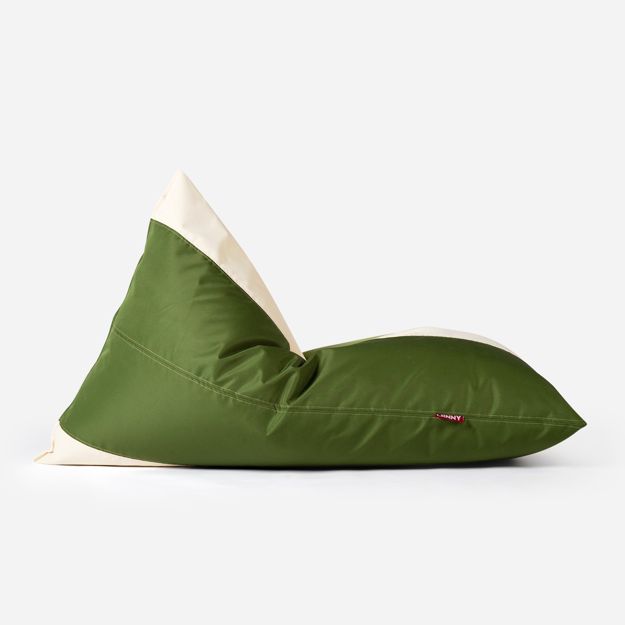 Lanny Trio Outdoor Slim Bean Bag - Olive Grove - Lanny Beanbag - Bean Bag Chairs