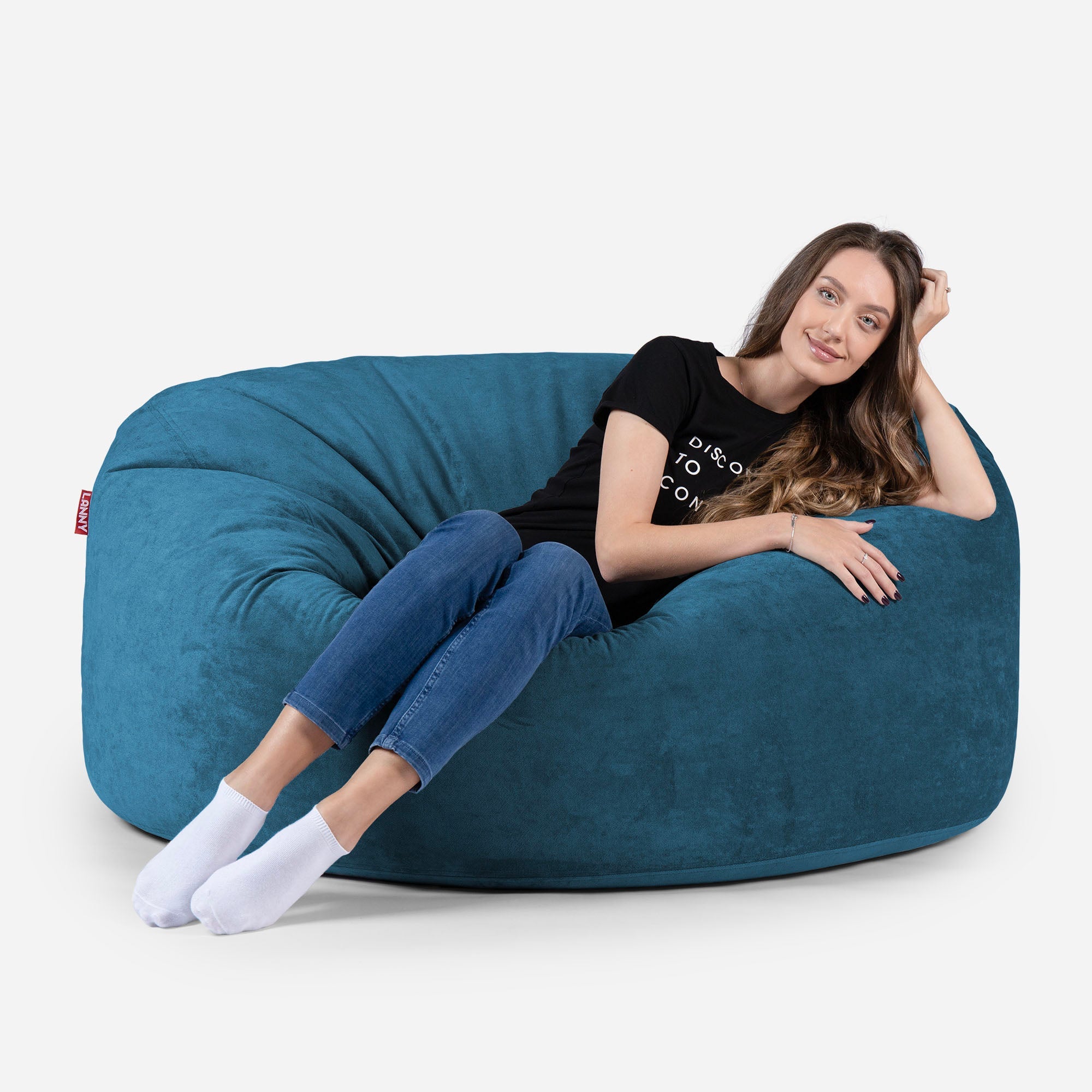 Original Large Aldo Aqua Bean Bag - Lanny Beanbag - Bean Bag Chairs