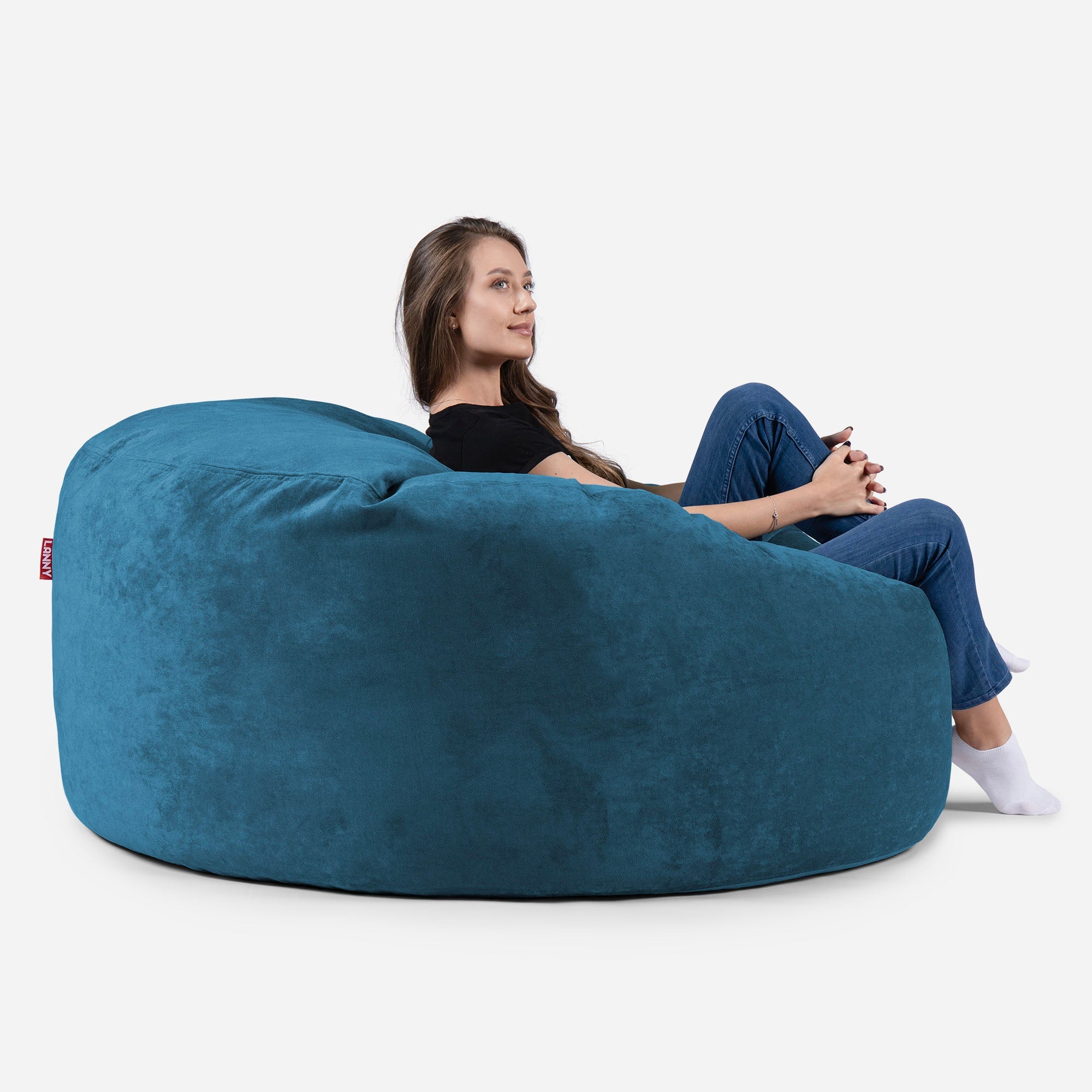 Original Large Aldo Aqua Bean Bag - Lanny Beanbag - Bean Bag Chairs