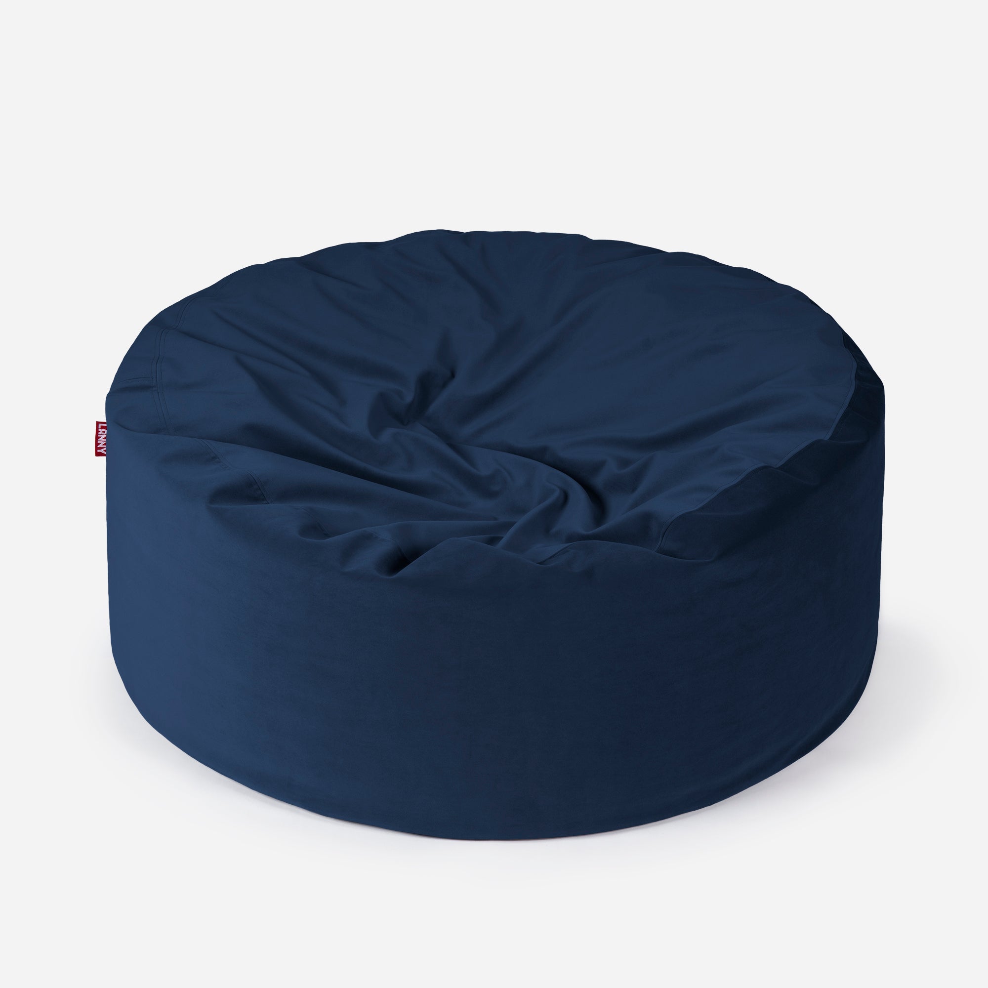 Original Large Velvet Blue Bean Bag - Lanny Beanbag - Bean Bag Chairs