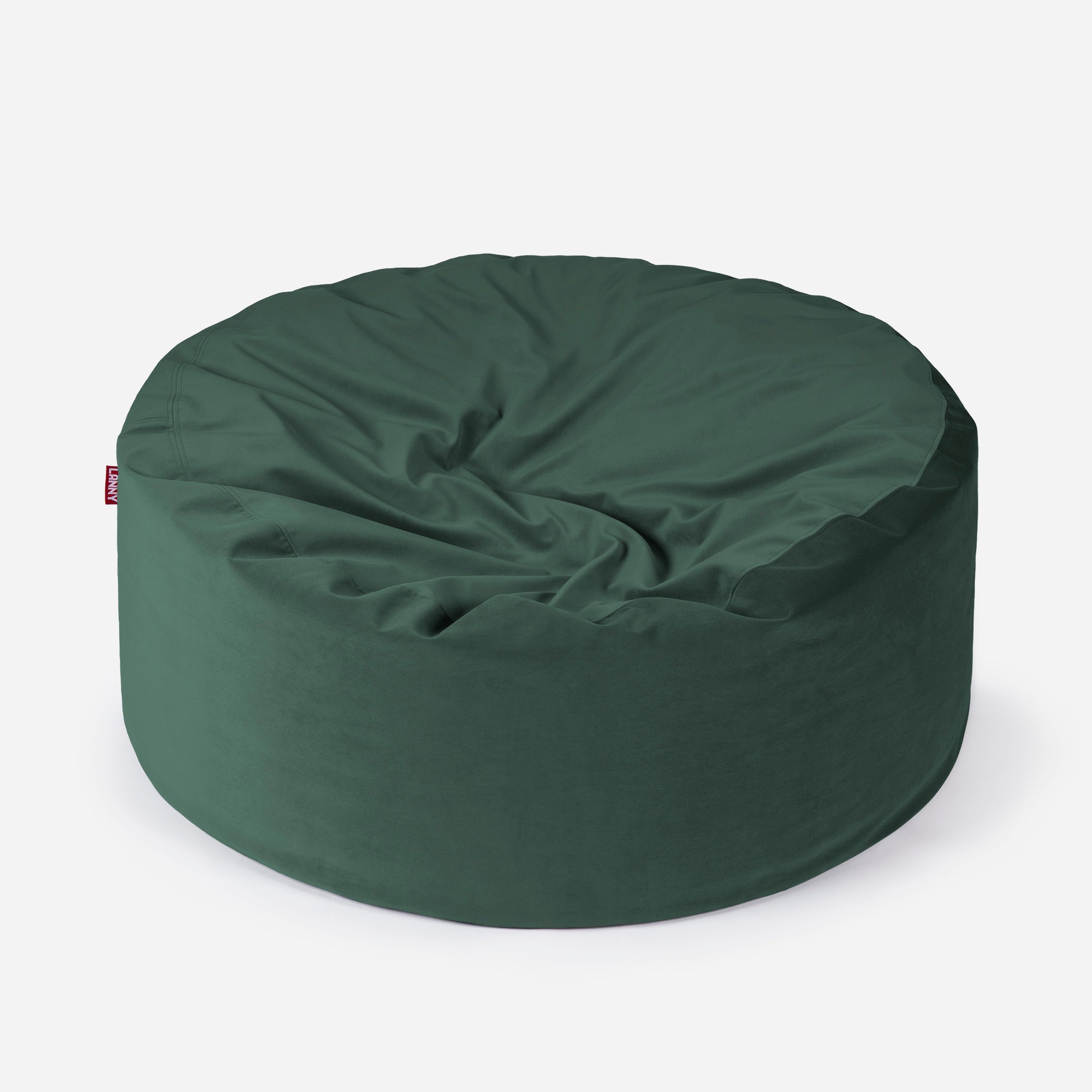 Original Large Velvet Green Bean Bag - Lanny Beanbag - Bean Bag Chairs