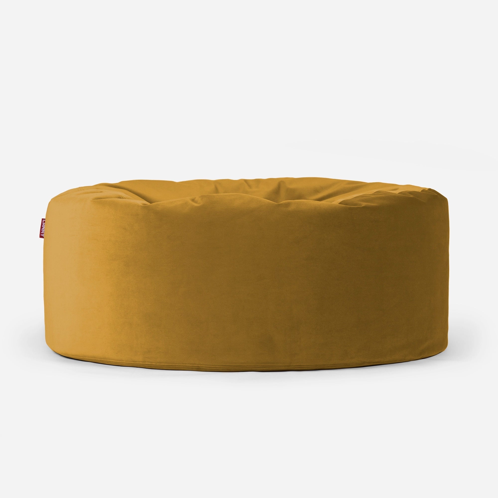 Original Large Velvet Mustard Bean Bag - Lanny Beanbag - Bean Bag Chairs