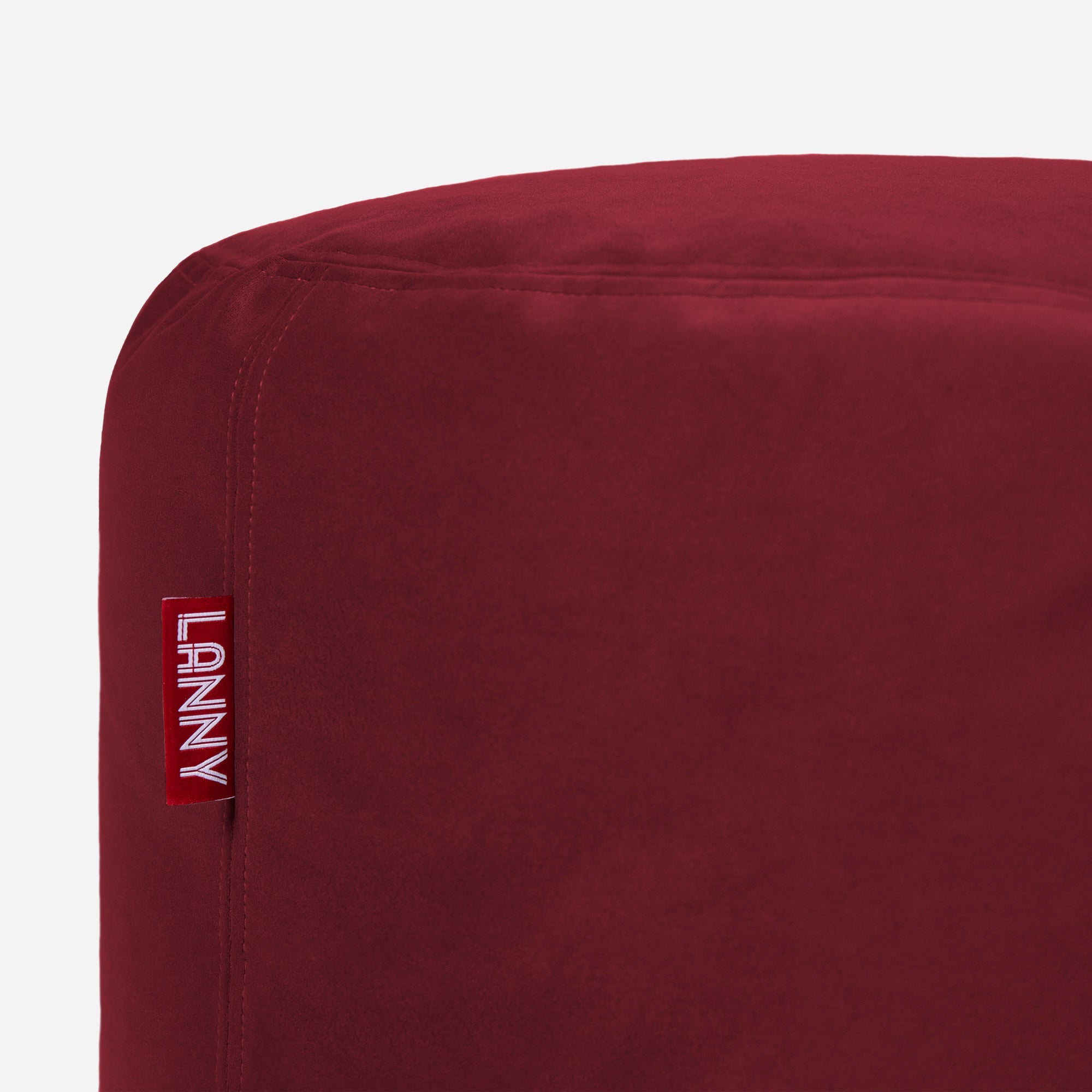 Original Large Velvet Red Bean bag - Lanny Beanbag - Bean Bag Chairs