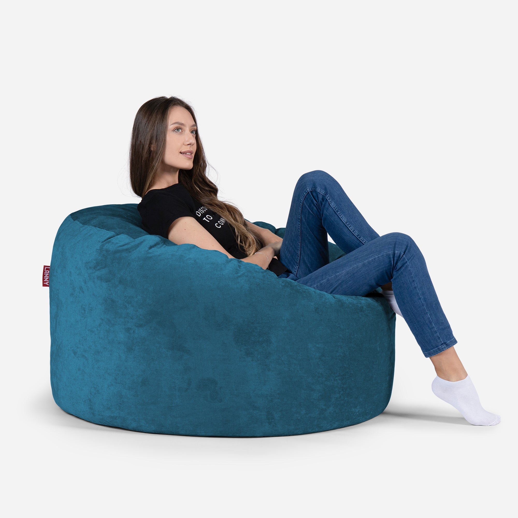 Original Medium Aldo Aqua Bean Bag - Lanny Beanbag - Bean Bag Chairs