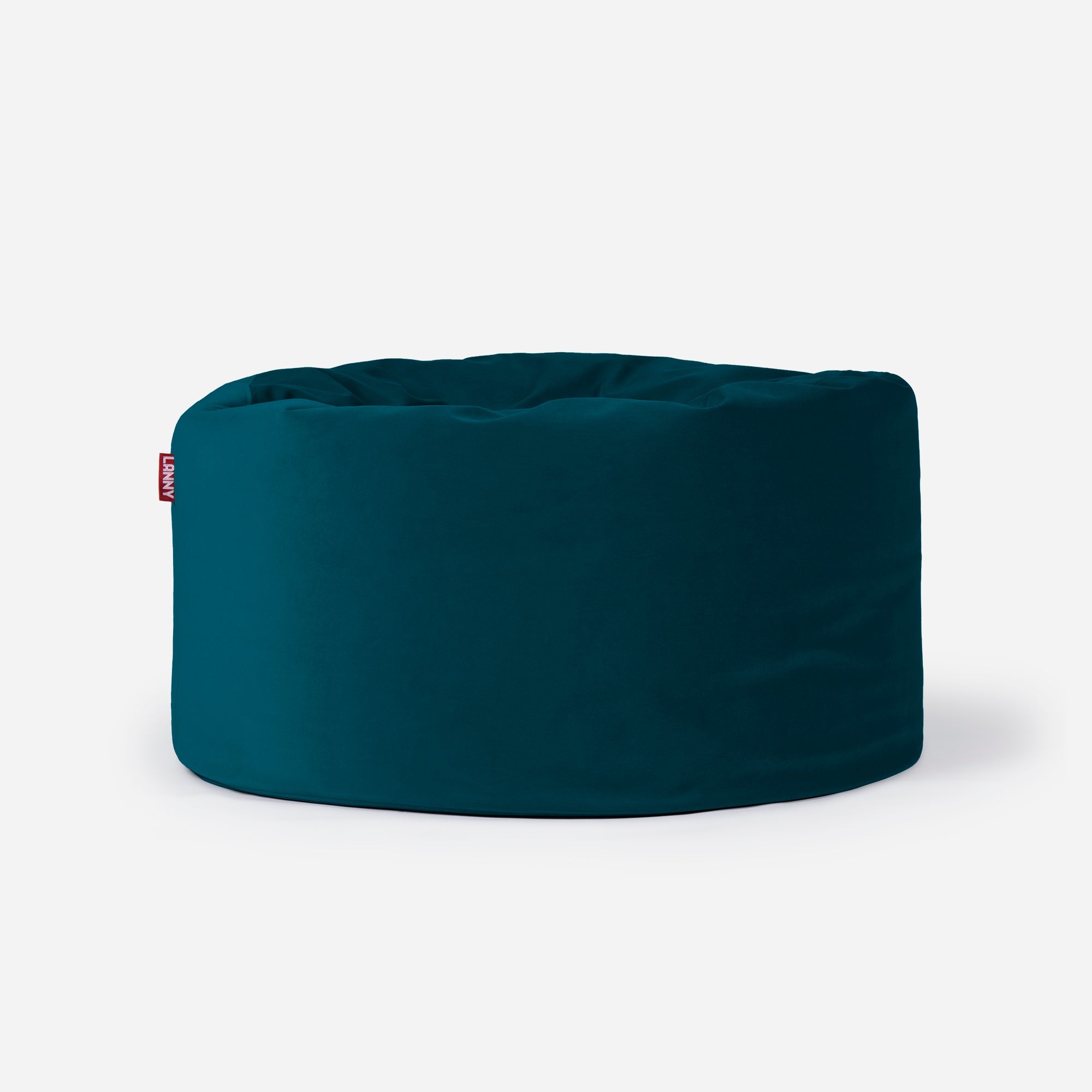 Original Medium Velvet Aqua Bean bag - Lanny Beanbag - Bean Bag Chairs