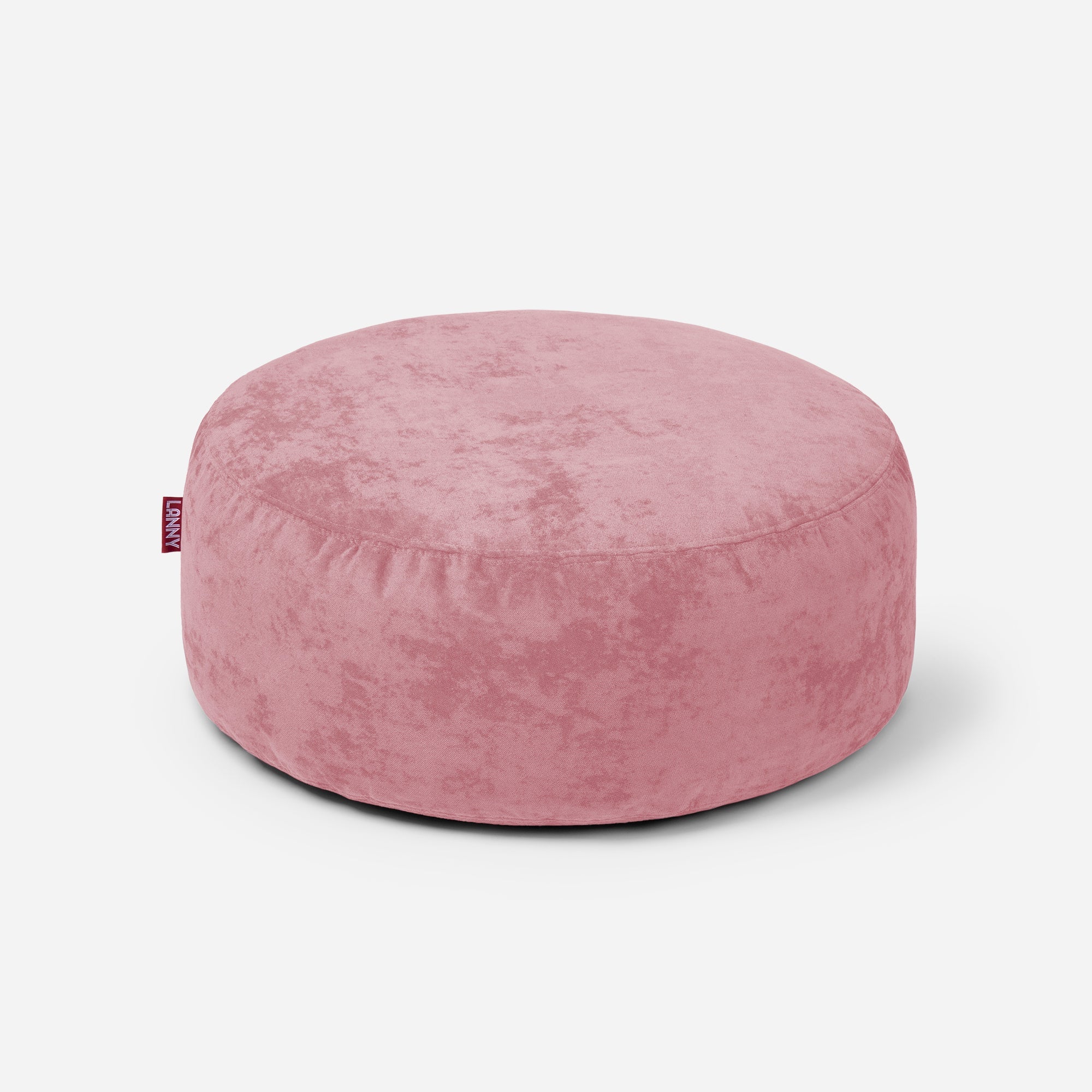 Short Aldo Pink Pouf - Lanny Beanbag - Ottomans