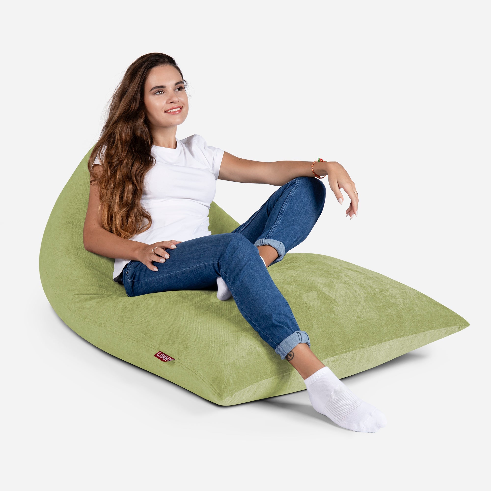 Slim Aldo Lime Bean bag - Lanny Beanbag - Bean Bag Chairs