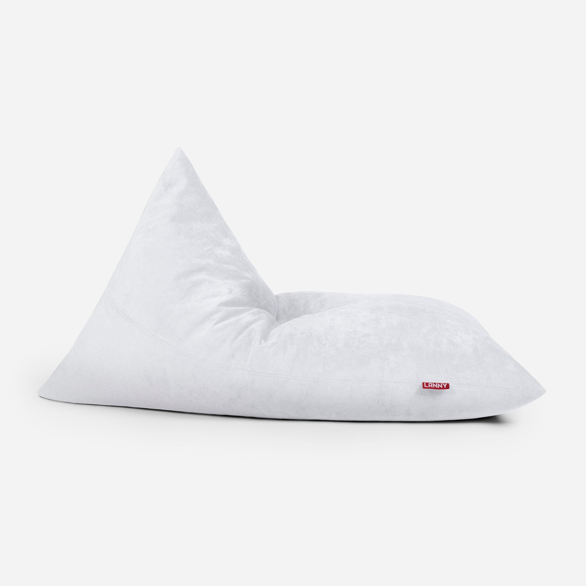 Slim Aldo White Bean bag - Lanny Beanbag - Bean Bag Chairs
