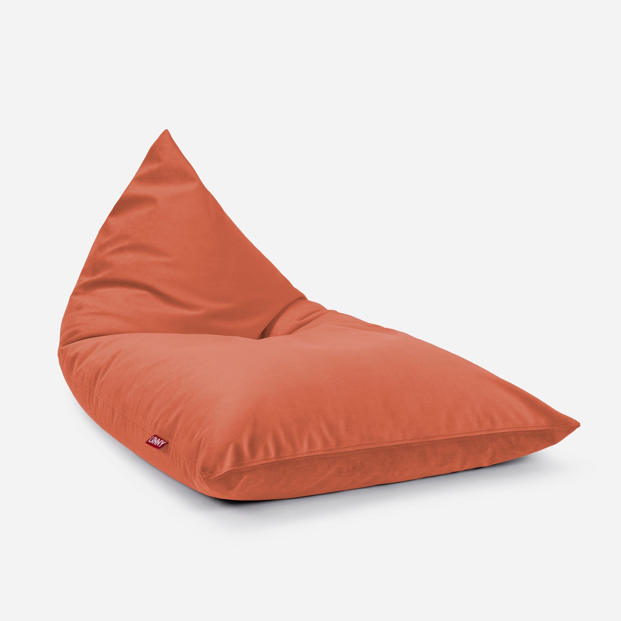 Slim Velvet Amber Bean bag - Lanny Beanbag - Bean Bag Chairs