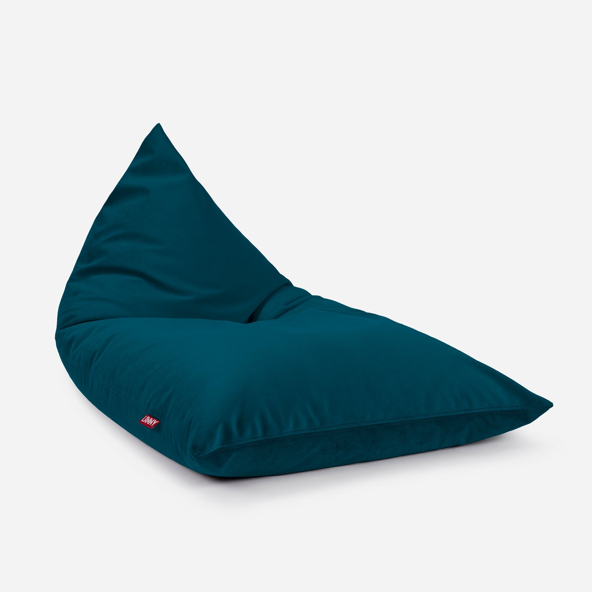 Slim Velvet Aqua Bean bag - Lanny Beanbag - Bean Bag Chairs