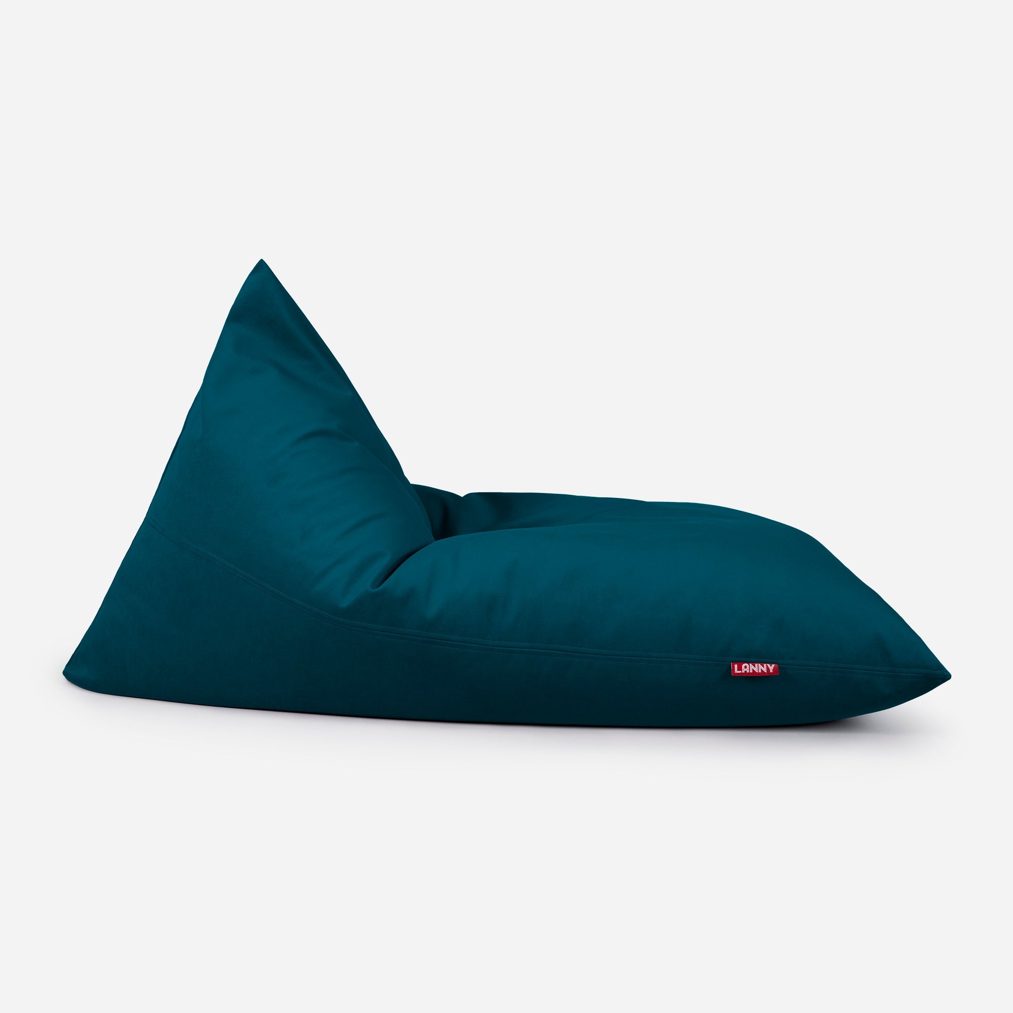 Slim Velvet Aqua Bean bag - Lanny Beanbag - Bean Bag Chairs