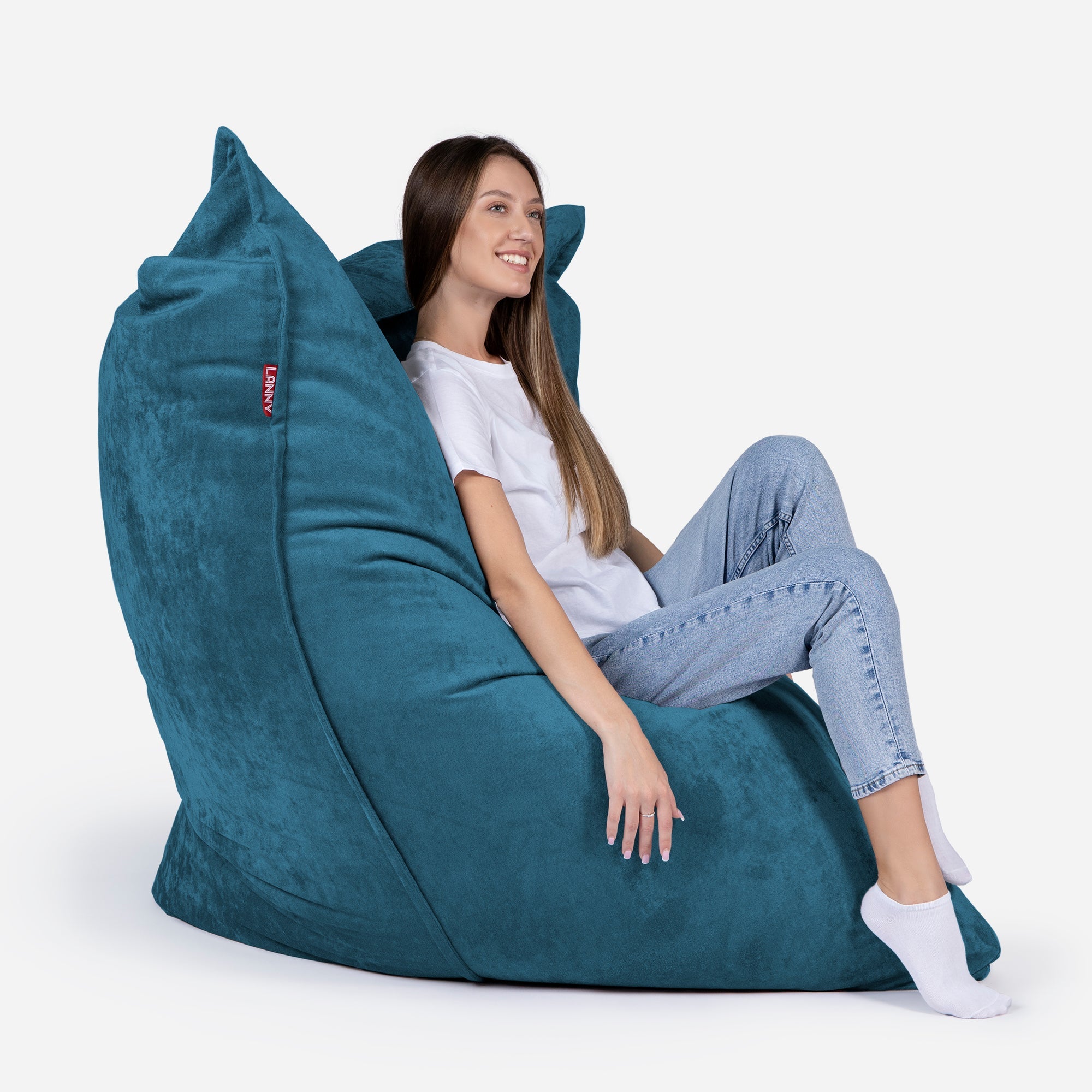 Sloppy Large Aldo Aqua Bean bag - Lanny Beanbag - Bean Bag Chairs