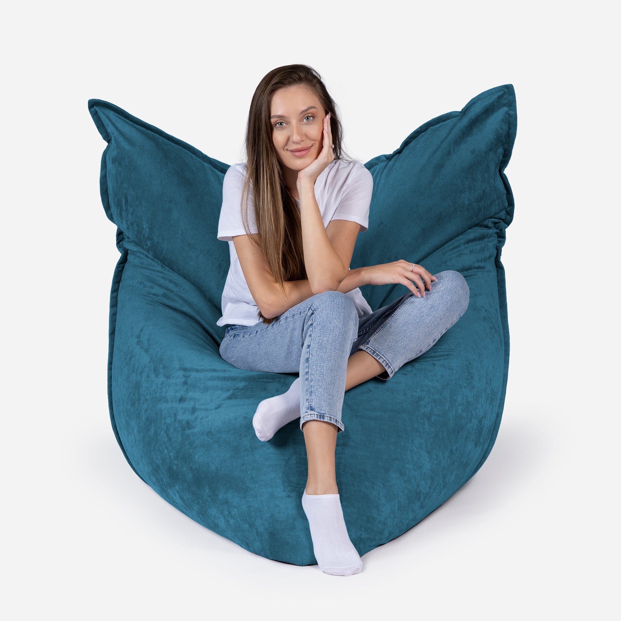 Sloppy Large Aldo Aqua Bean bag - Lanny Beanbag - Bean Bag Chairs
