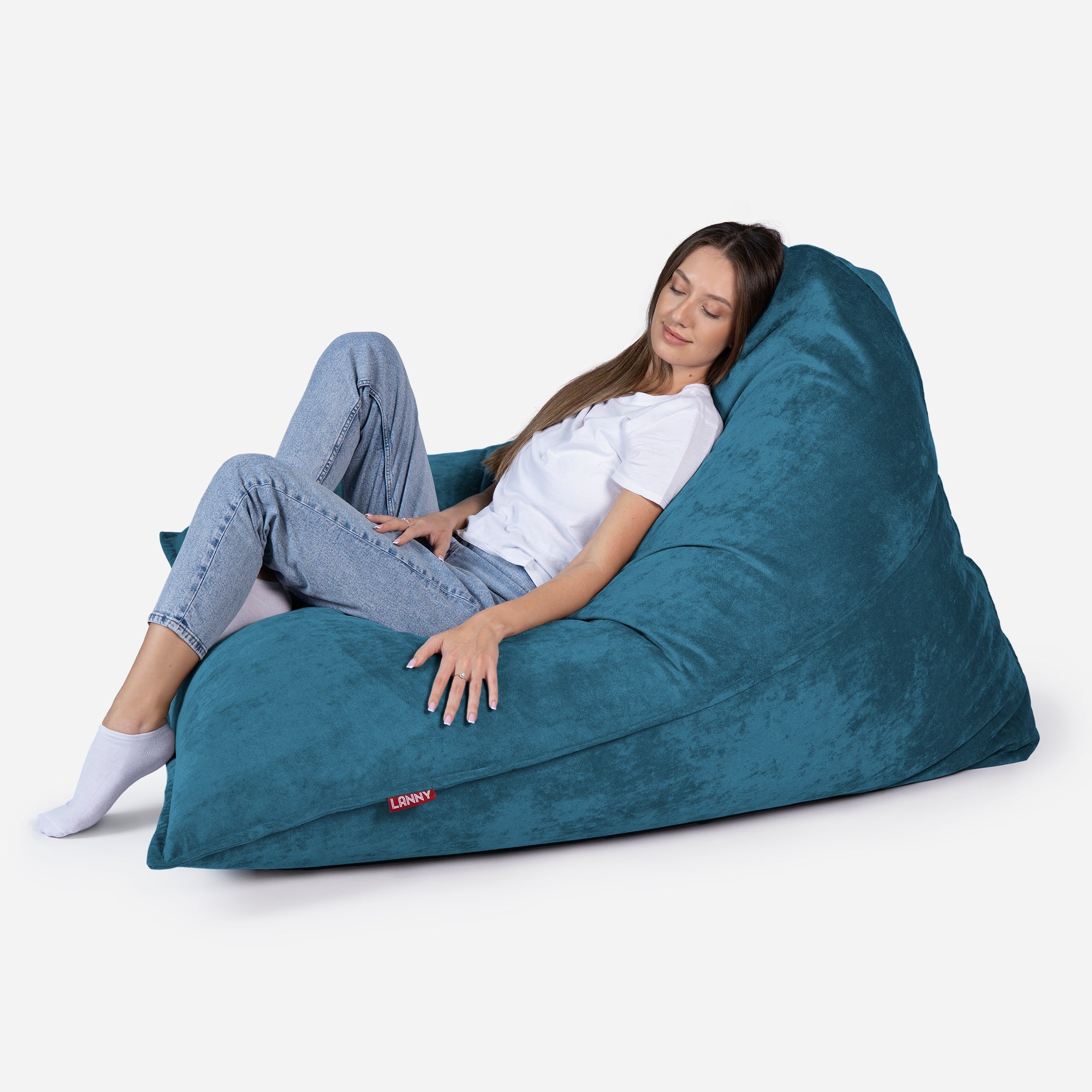 Sloppy Large Aldo Aqua Bean bag - Lanny Beanbag - Bean Bag Chairs