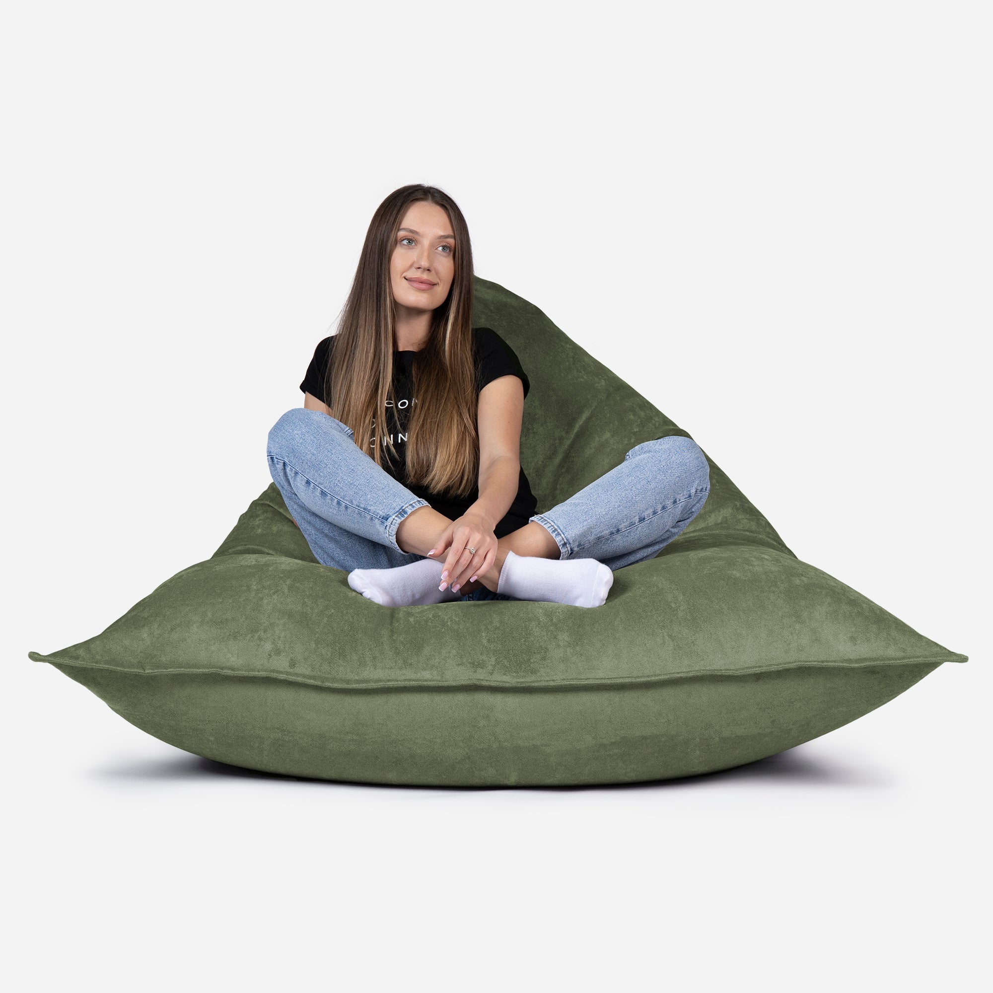Sloppy Large Aldo Khaki Bean bag - Lanny Beanbag - Bean Bag Chairs