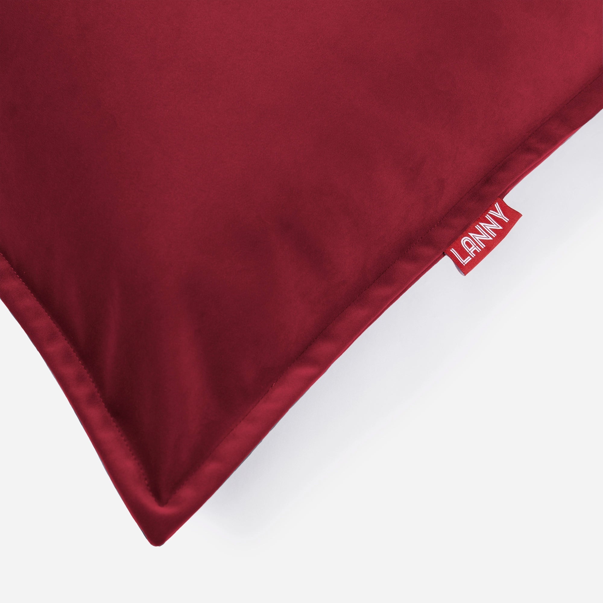 Sloppy Large Velvet Red Bean bag - Lanny Beanbag - Bean Bag Chairs