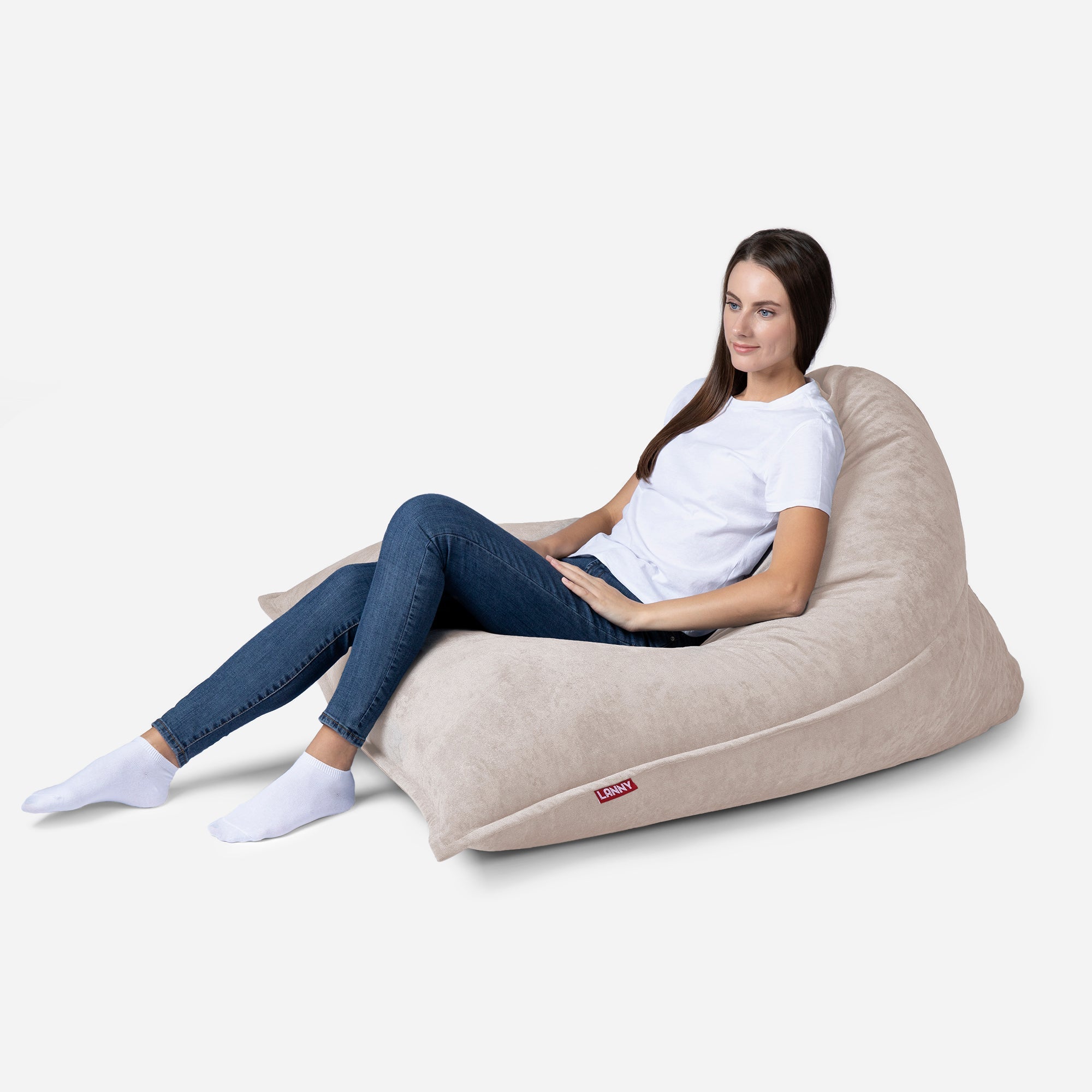 Sloppy Mini Aldo Beige Bean bag - Lanny Beanbag - Bean Bag Chairs