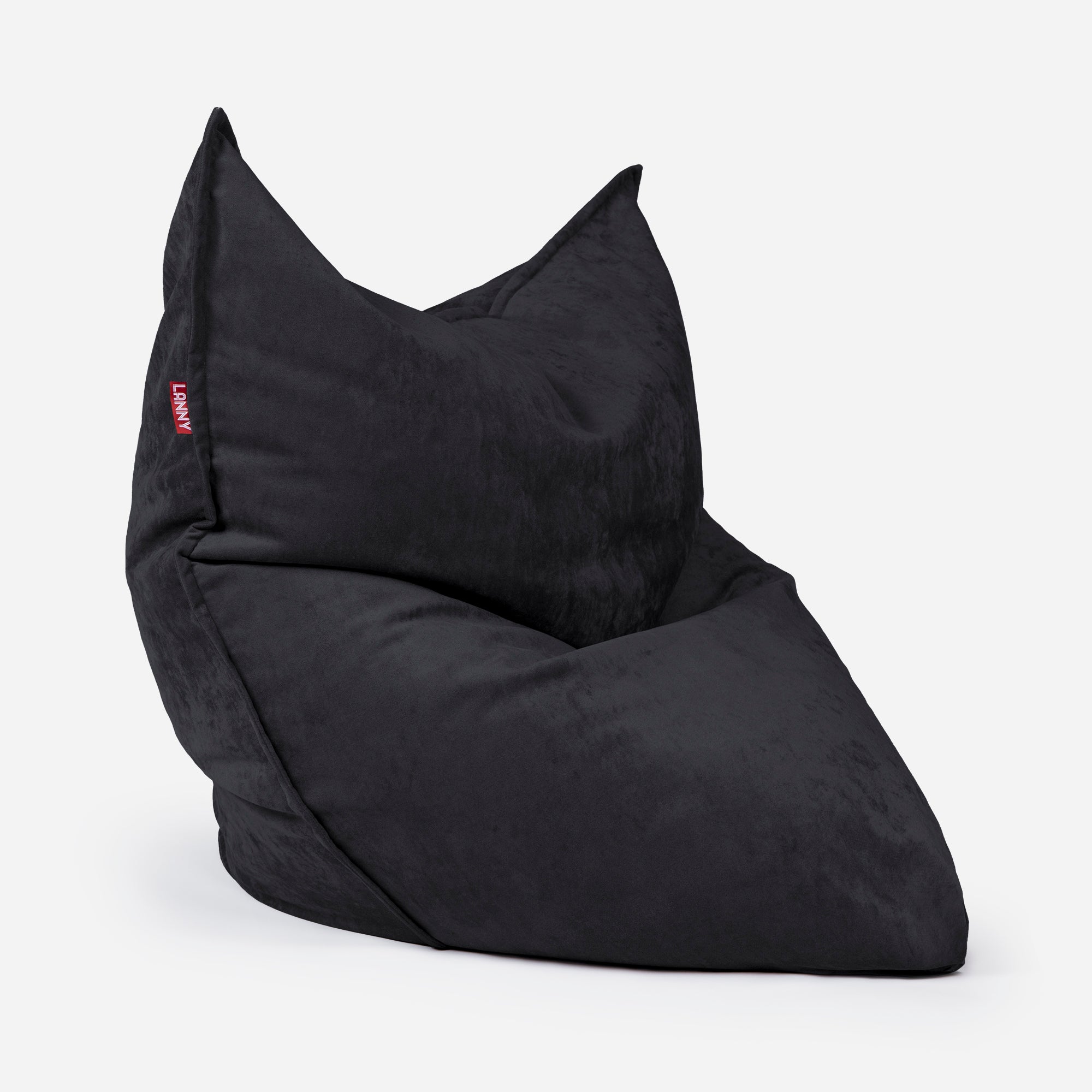 Sloppy Mini Aldo Black Bean bag - Lanny Beanbag - Bean Bag Chairs