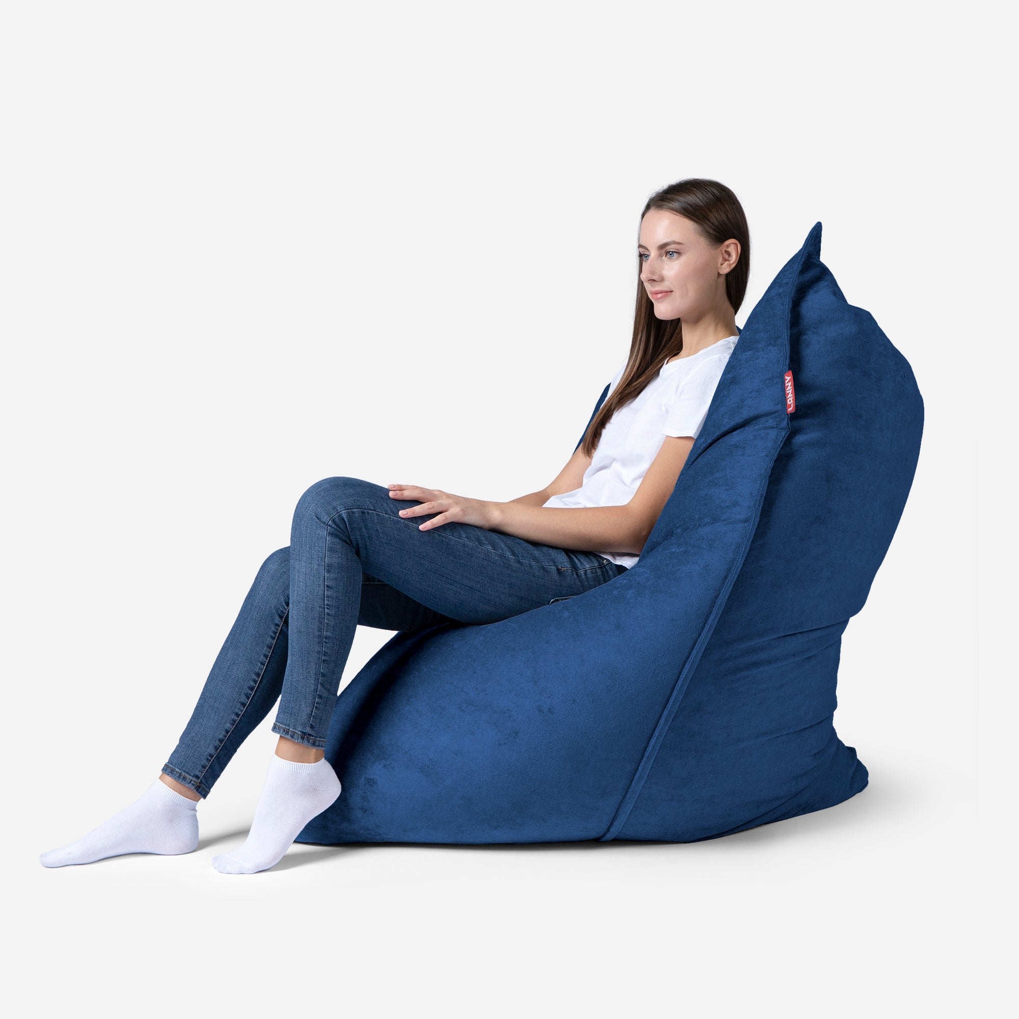 Sloppy Mini Aldo Blue Bean bag - Lanny Beanbag - Bean Bag Chairs