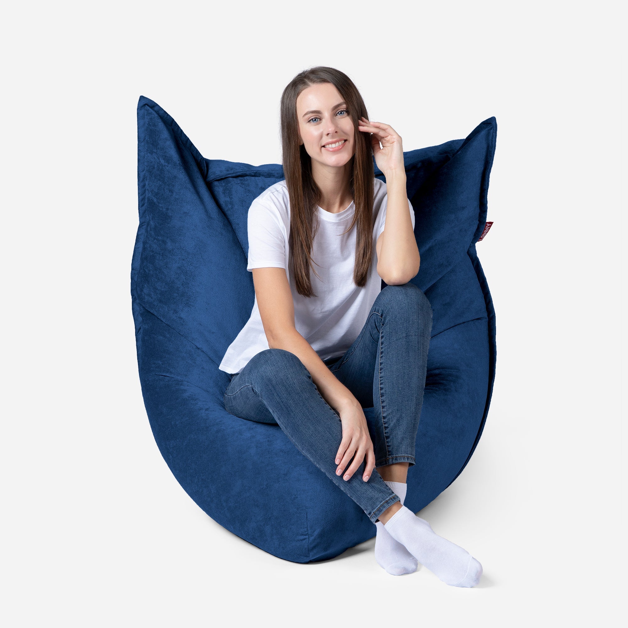 Sloppy Mini Aldo Blue Bean bag - Lanny Beanbag - Bean Bag Chairs