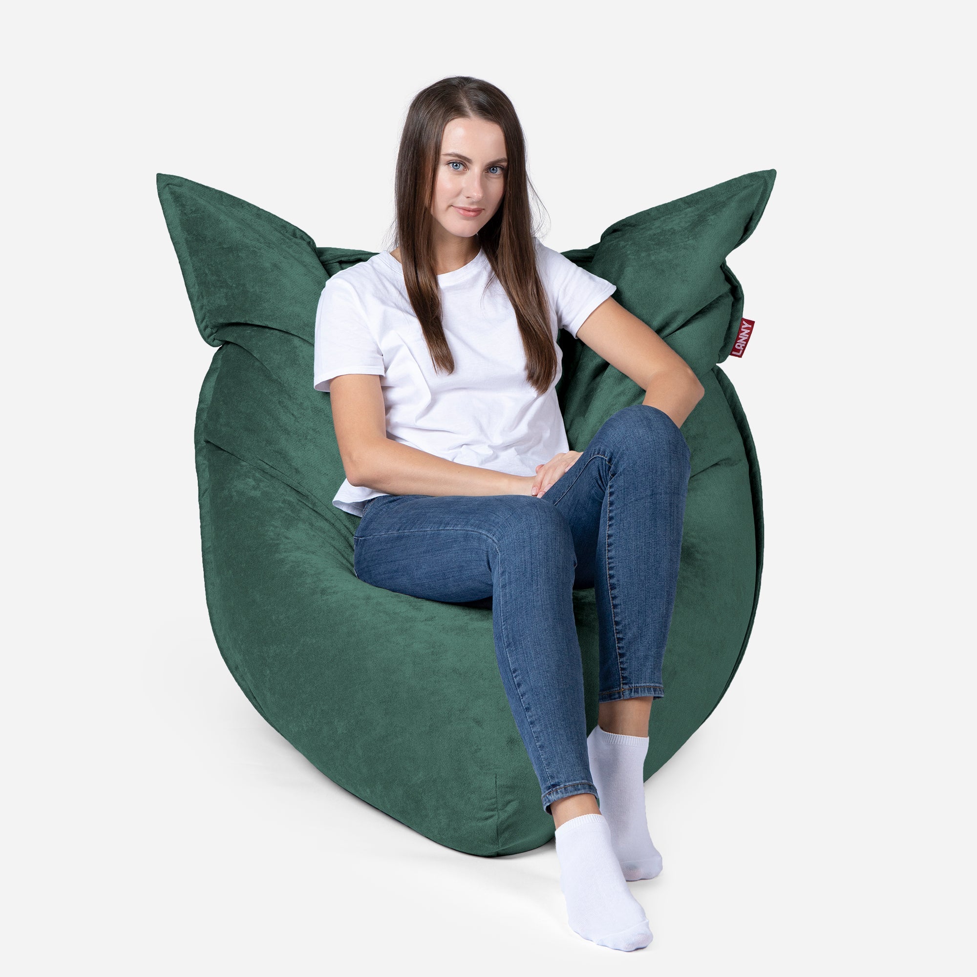 Sloppy Mini Aldo Green Bean bag - Lanny Beanbag - Bean Bag Chairs