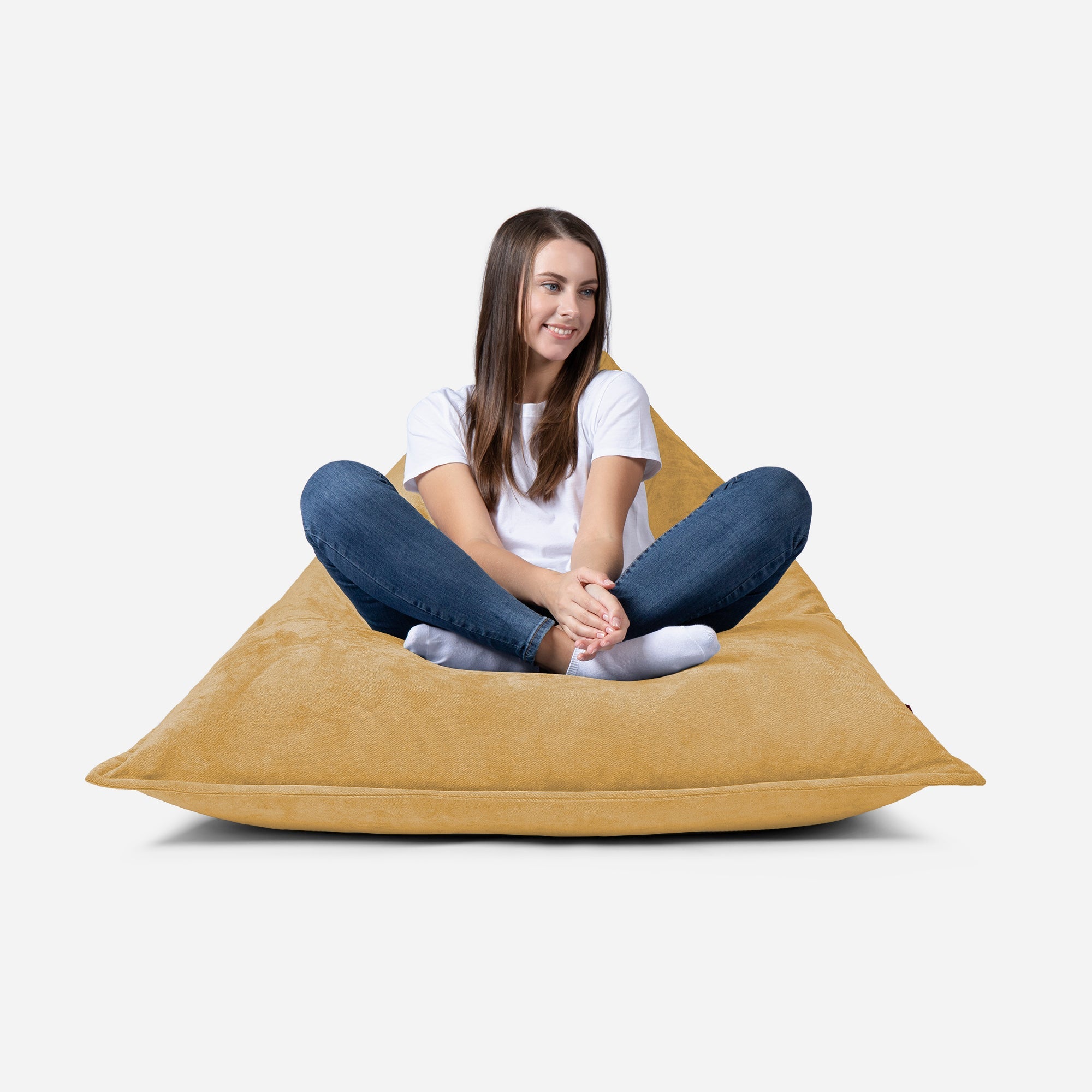 Sloppy Mini Aldo Mustard Bean bag - Lanny Beanbag - Bean Bag Chairs