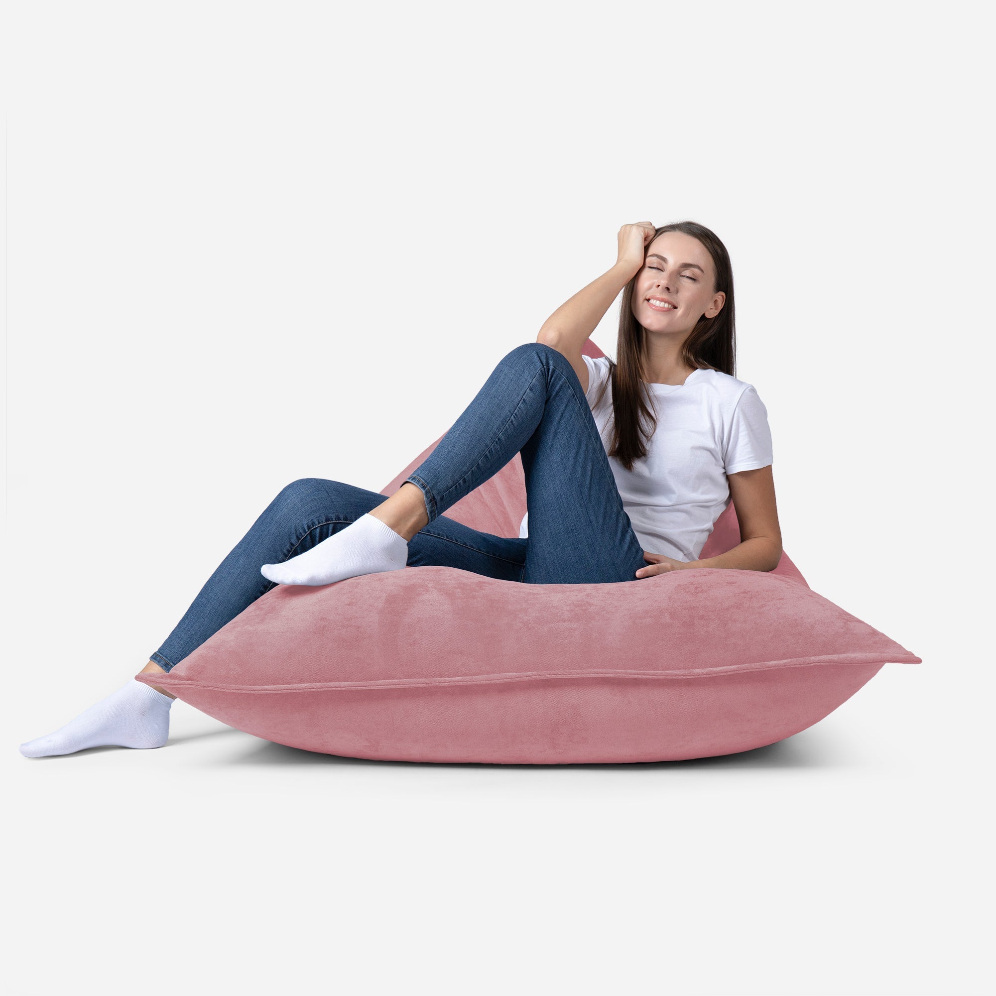 Sloppy Mini Aldo Pink Bean Bag - Lanny Beanbag - Bean Bag Chairs