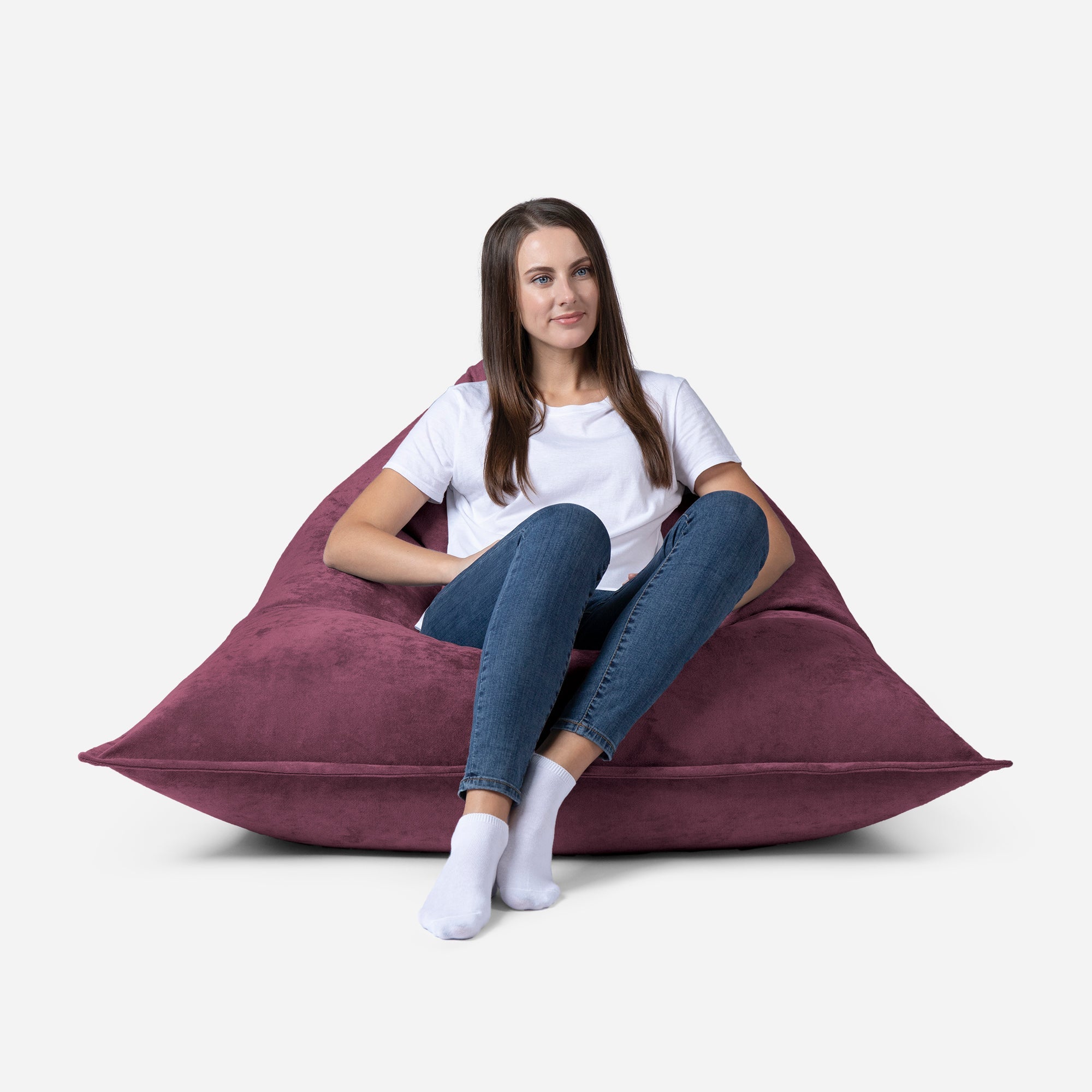 Sloppy Mini Aldo Purple Bean bag - Lanny Beanbag - Bean Bag Chairs