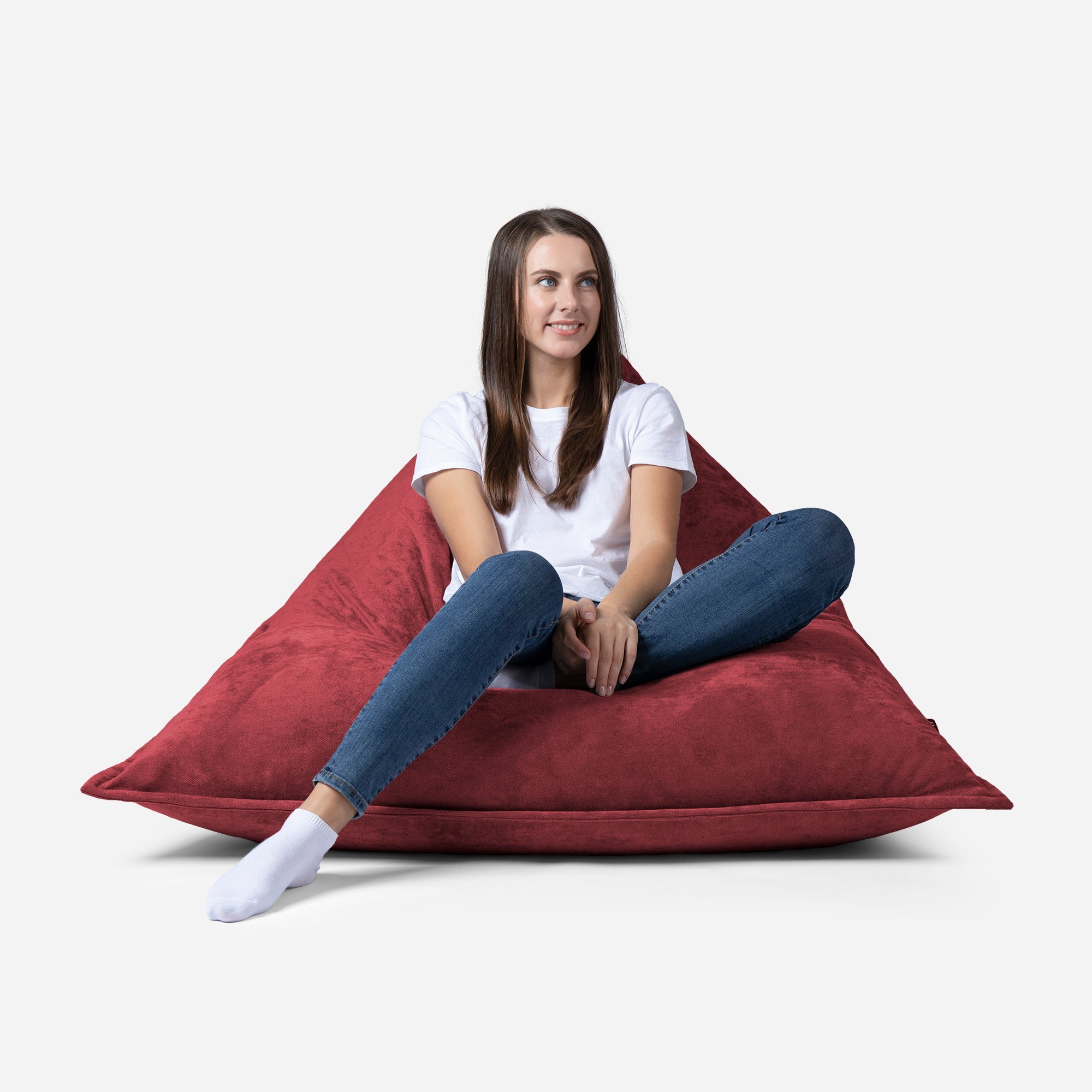 Sloppy Mini Aldo Red Bean bag - Lanny Beanbag - Bean Bag Chairs