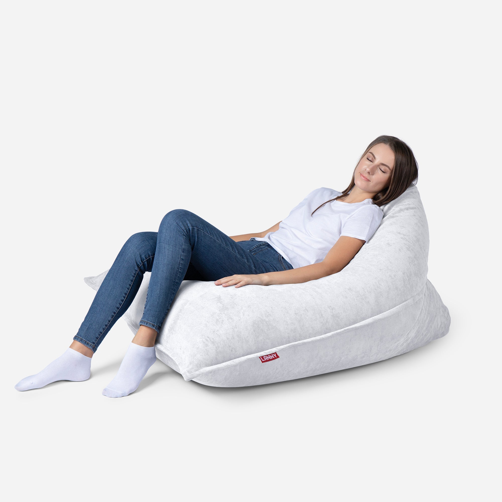 Sloppy Mini Aldo White Bean bag - Lanny Beanbag -