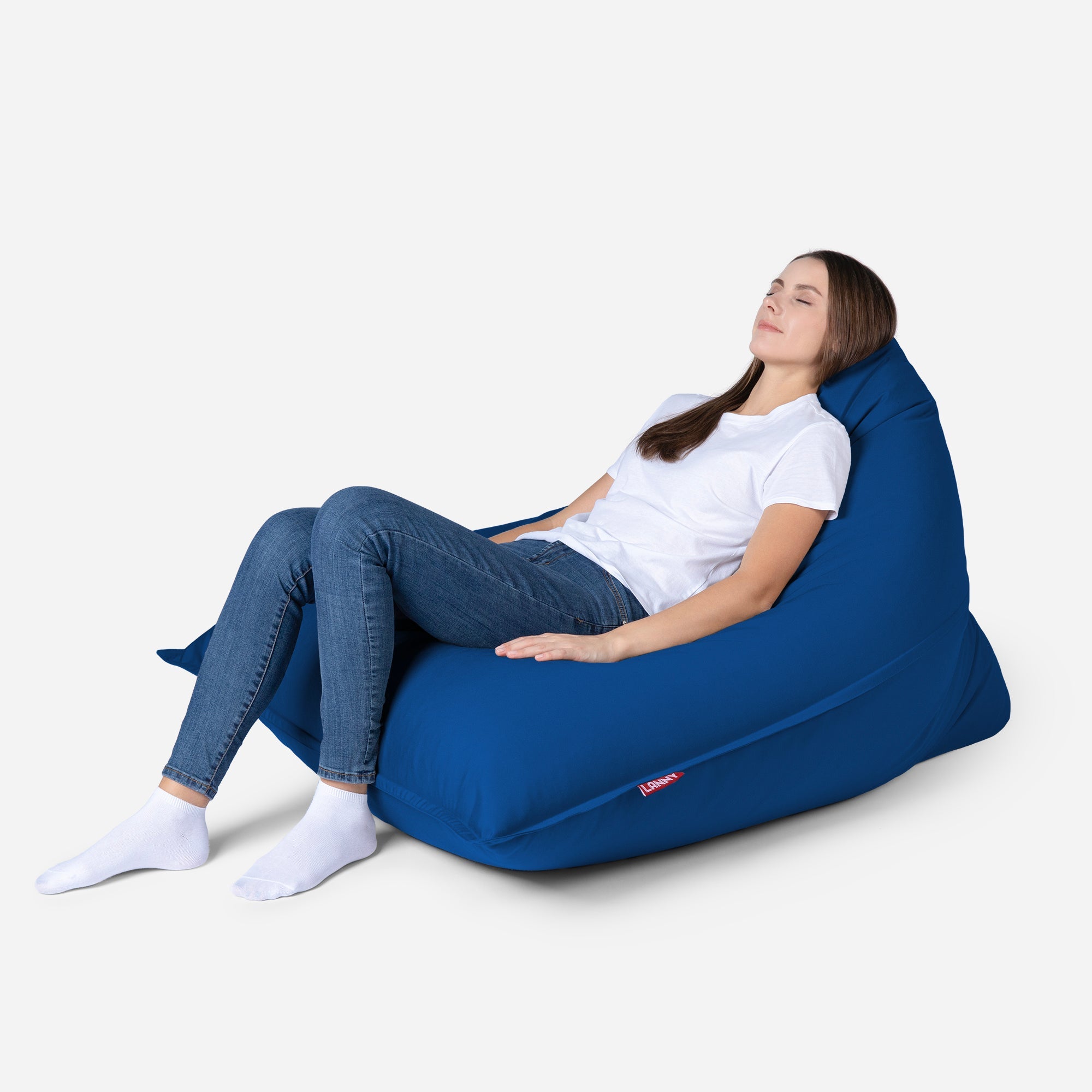 Sloppy Mini Outdoor Blue Bean Bag - Lanny Beanbag - Bean Bag Chairs