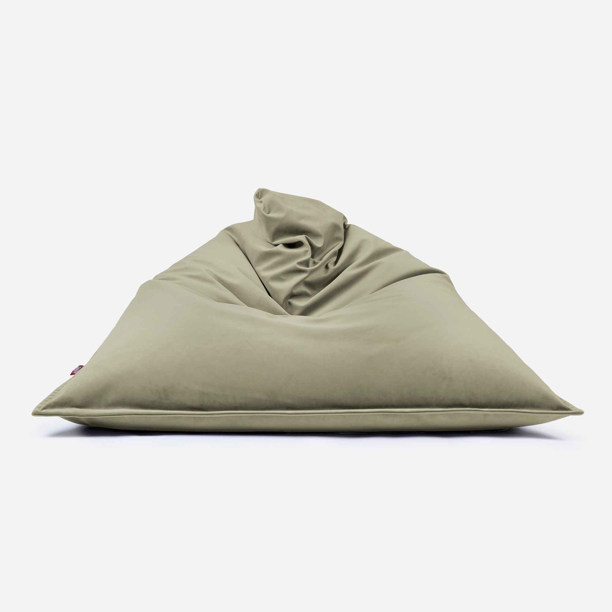 Sloppy Mini Velvet Khaki Bean bag - Lanny Beanbag - Bean Bag Chairs