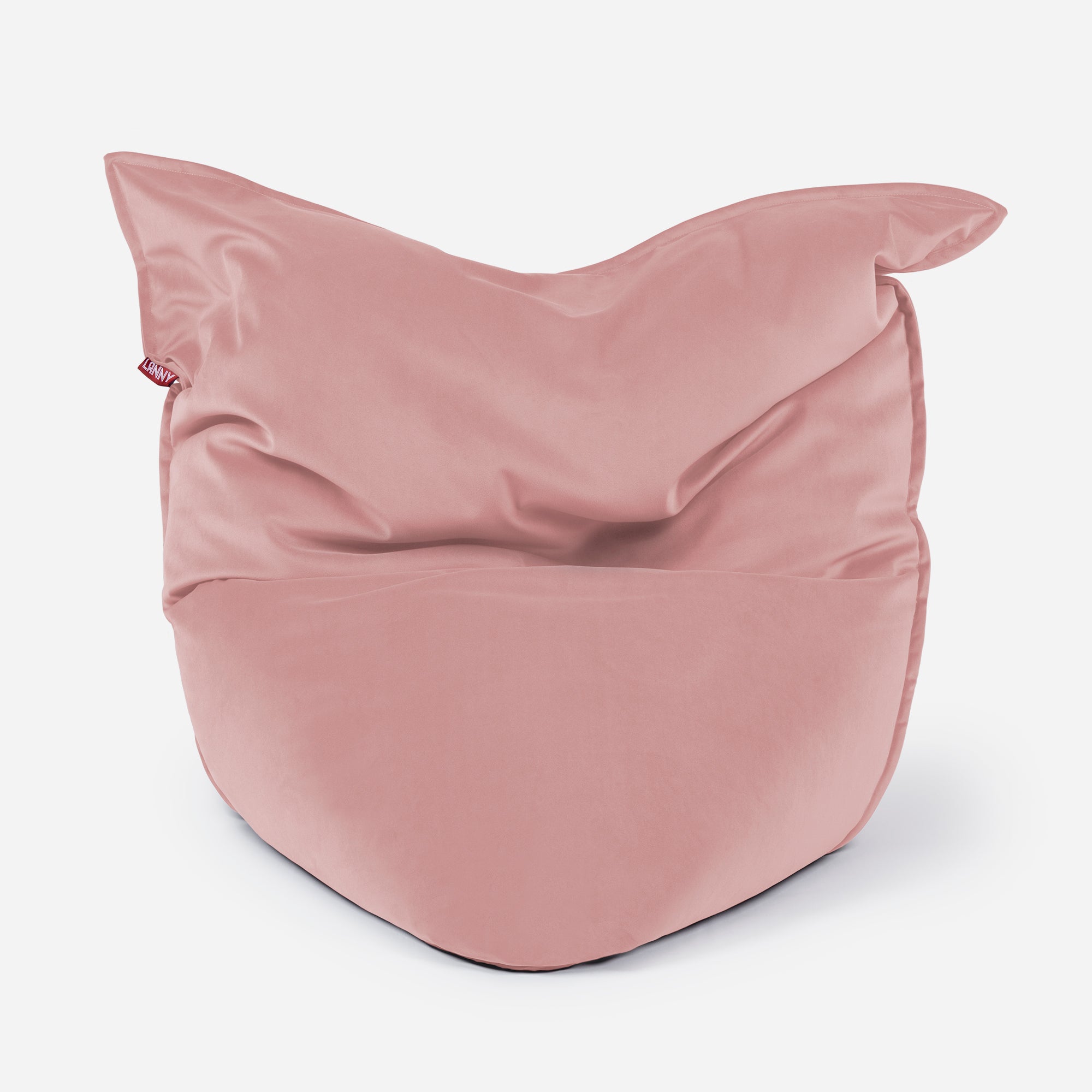 Sloppy Mini Velvet Pink Bean bag - Lanny Beanbag - Bean Bag Chairs
