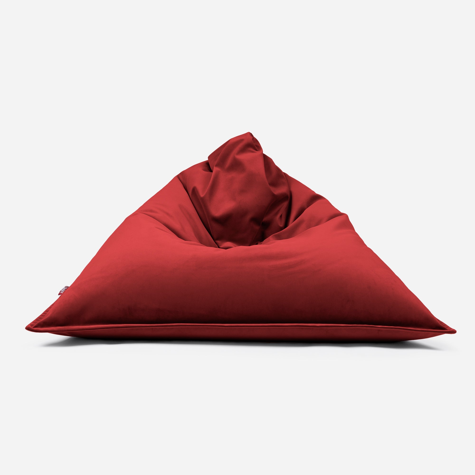Sloppy Mini Velvet Red Bean bag - Lanny Beanbag - Bean Bag Chairs