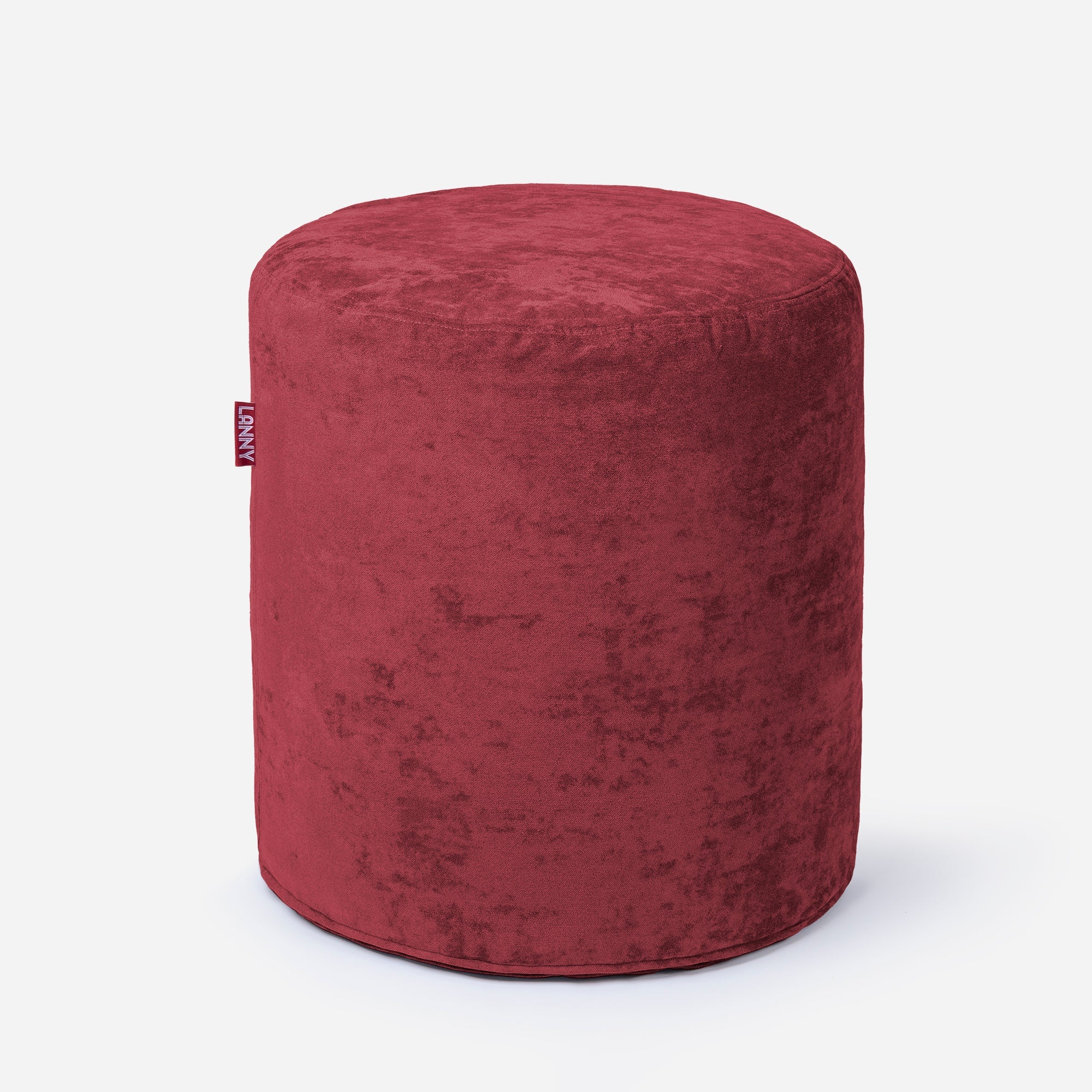 Tall Aldo Red Pouf - Lanny Beanbag - Ottomans