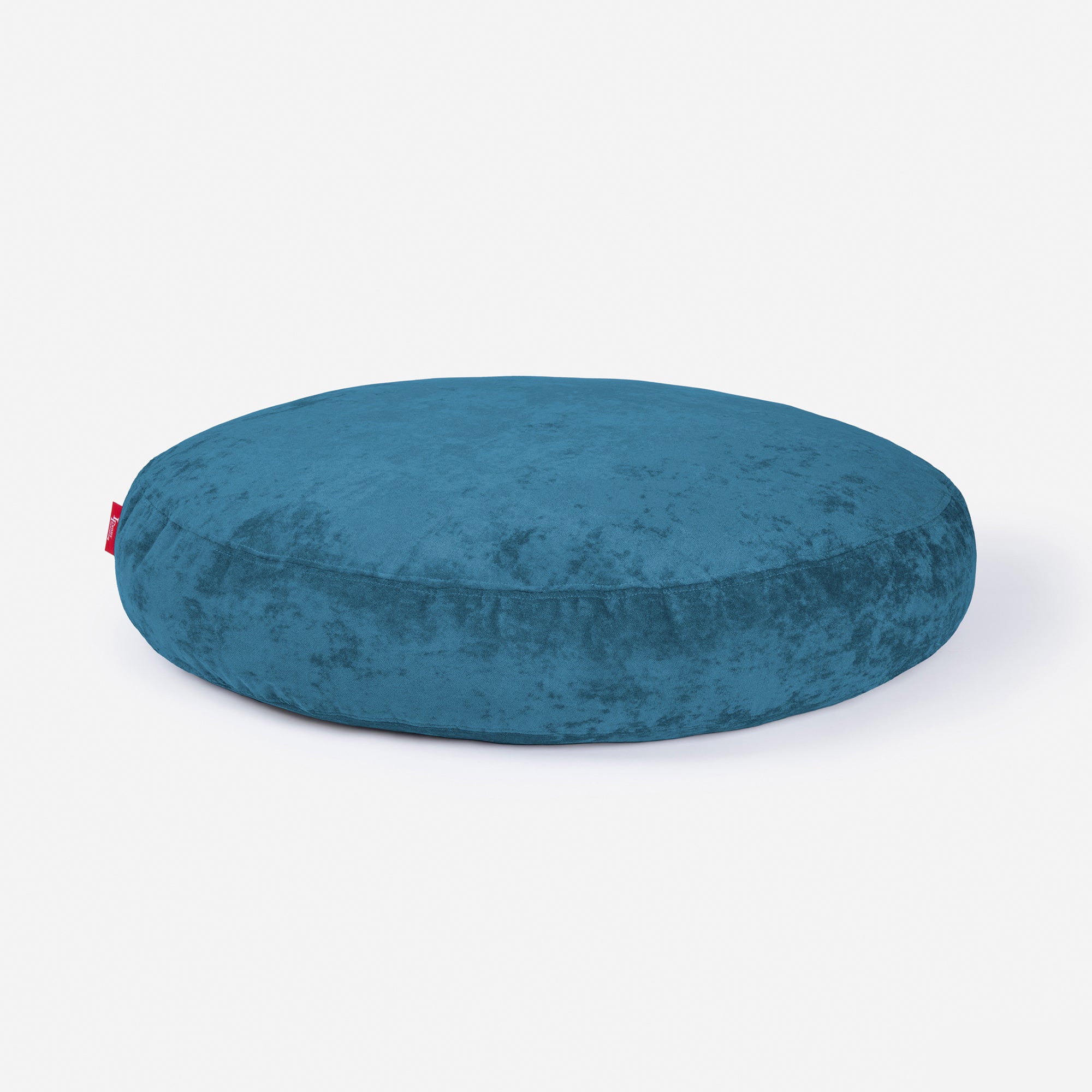 Pouf, Ottoman aqua color by Lanny