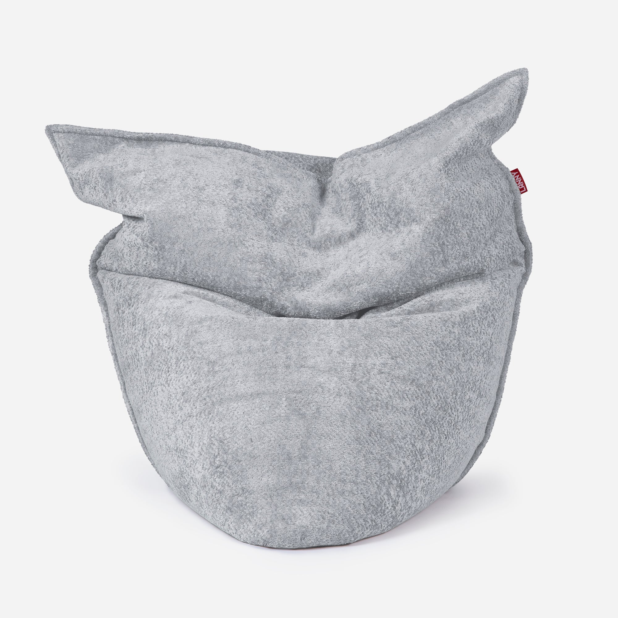 Beanbag Sloppy design fluffy fabric Gray color