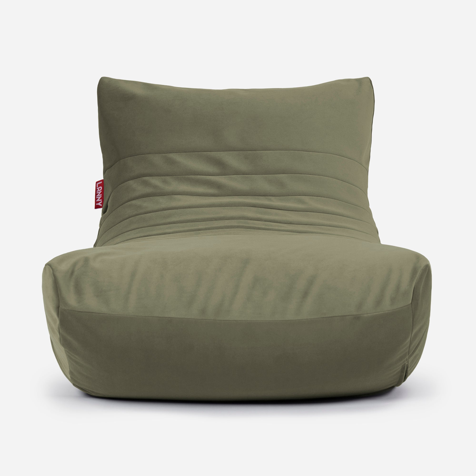 Beanbag Curvy Design Khaki color