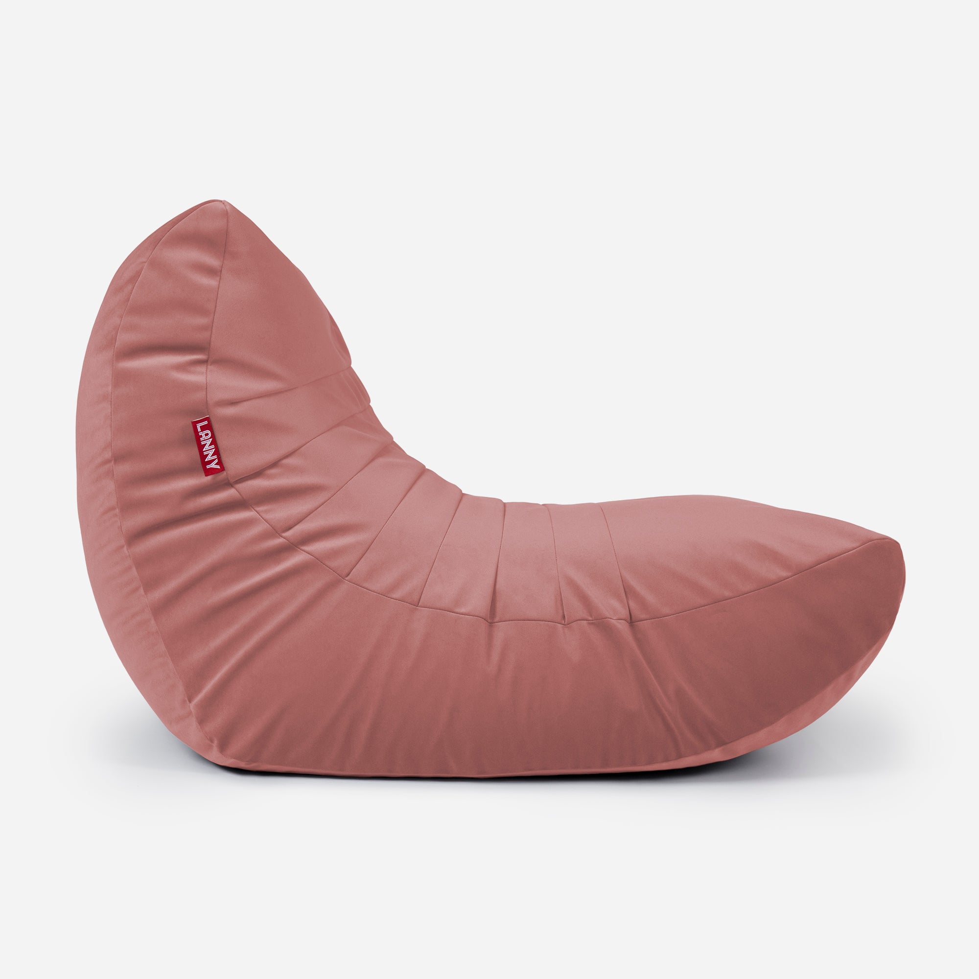 Beanbag Curvy Design Pink color 