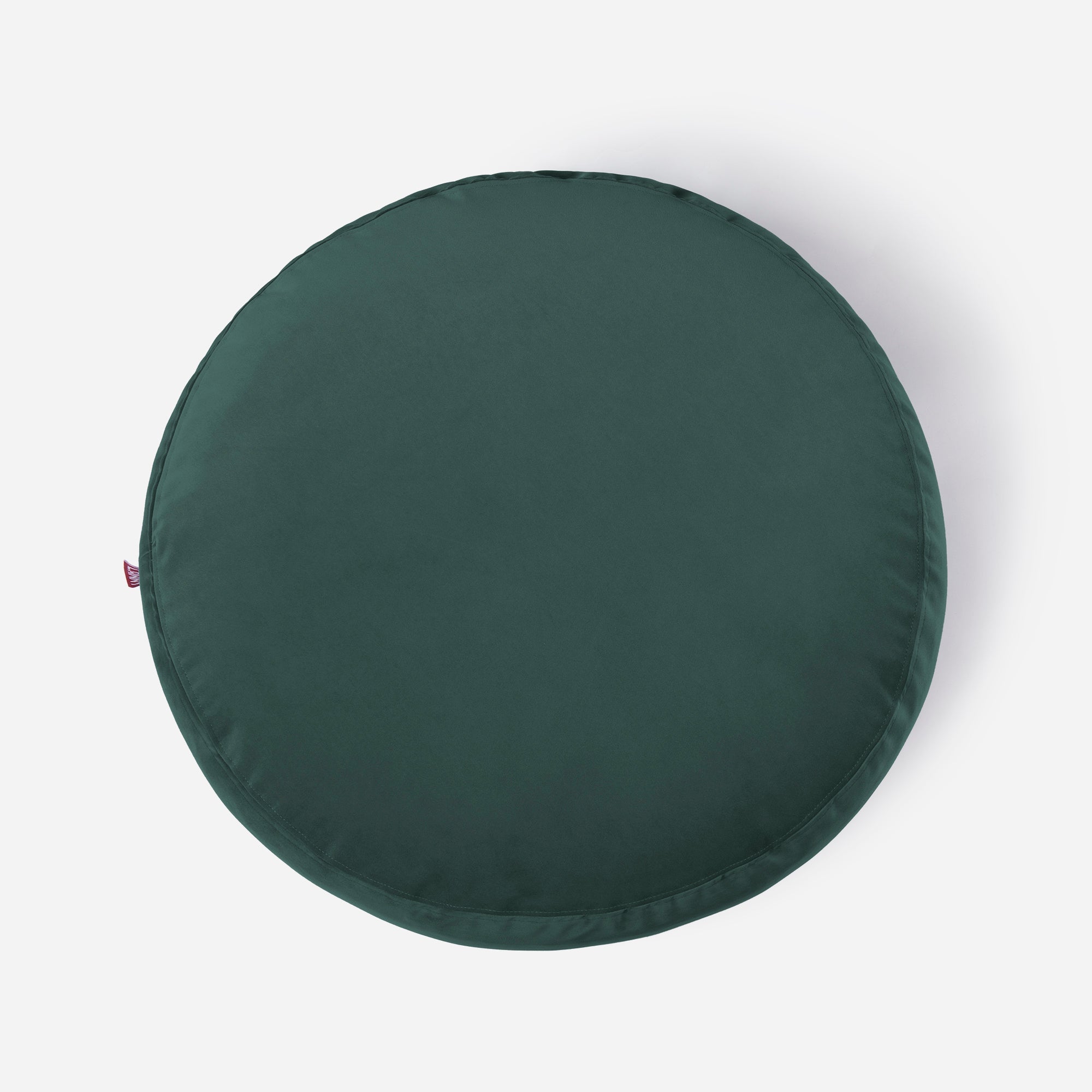 Short Velvet Green Pouf - Lanny Beanbag - Ottomans