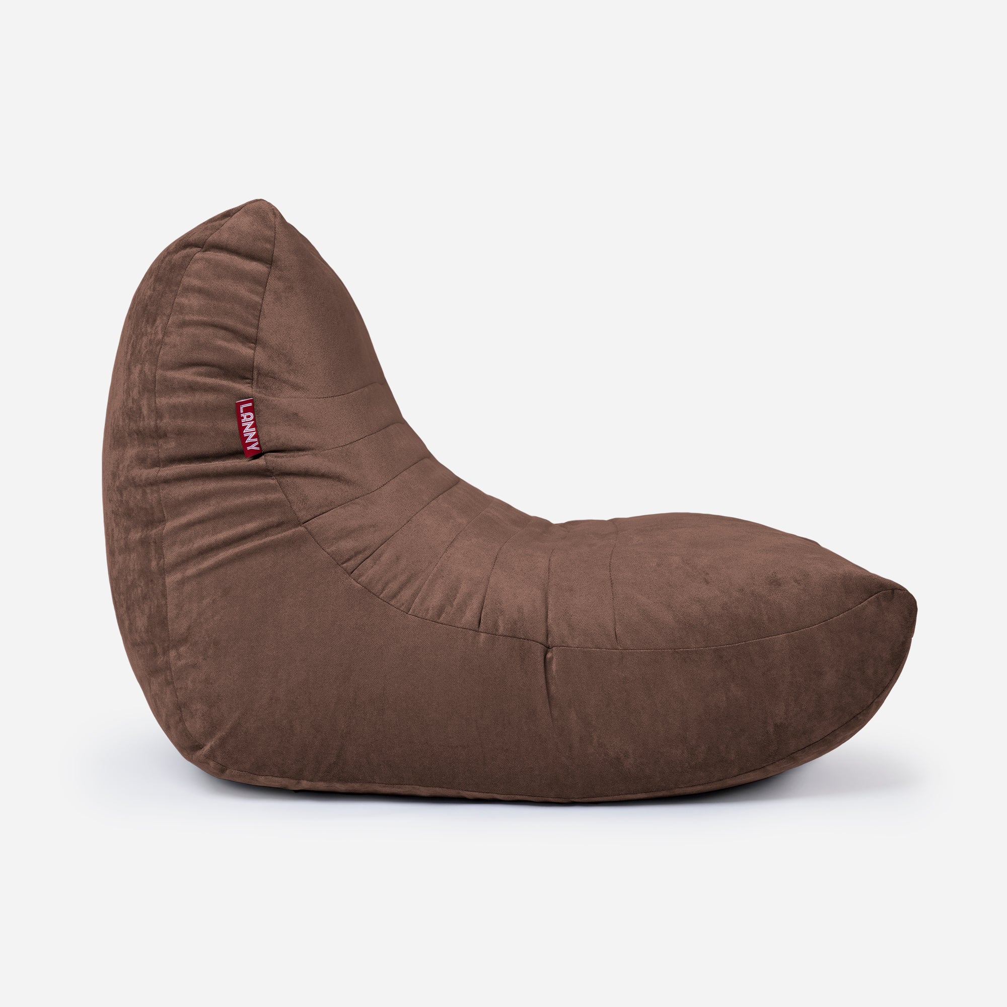 Curvy Aldo Brown Bean Bag Chair