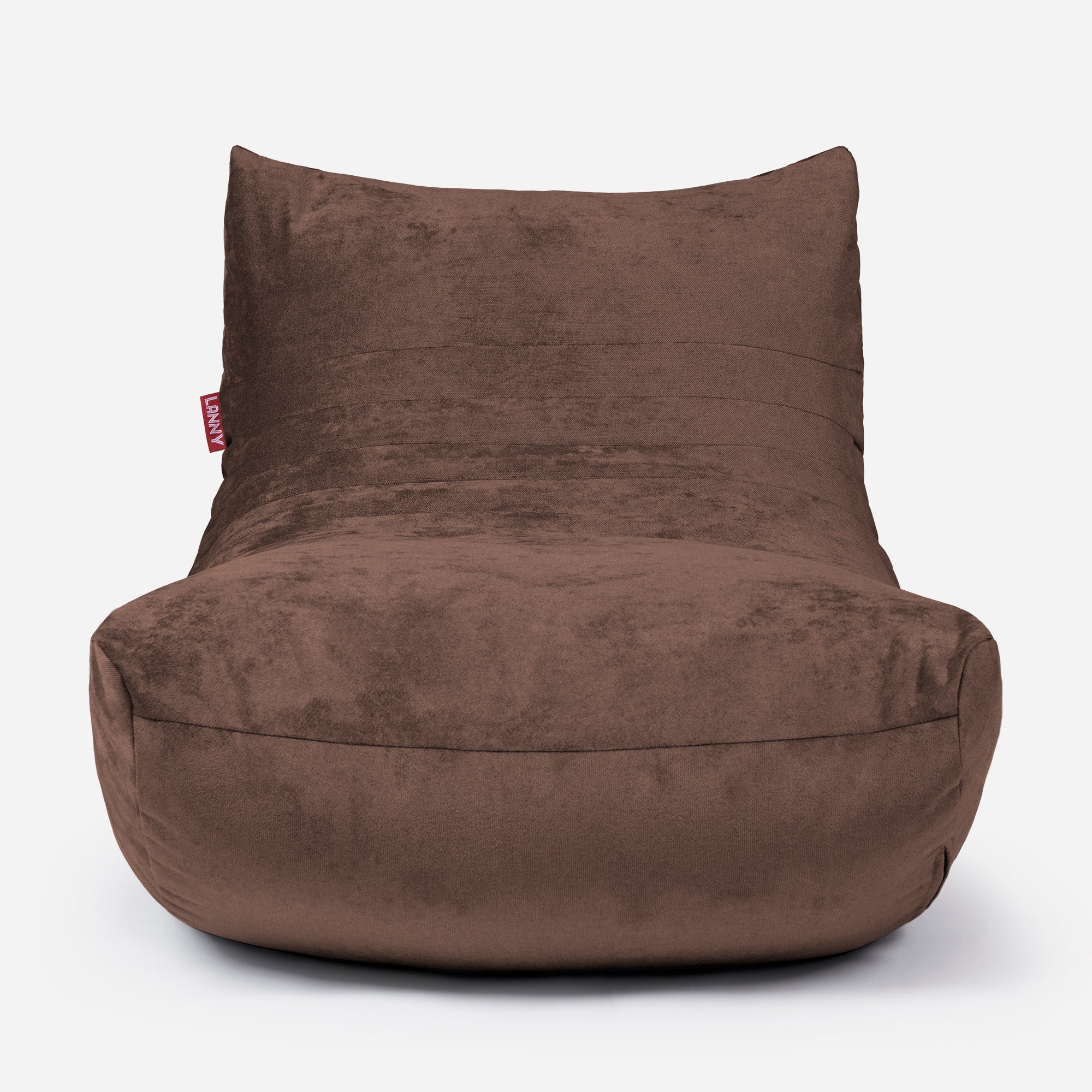 Curvy Aldo Brown Bean Bag Chair